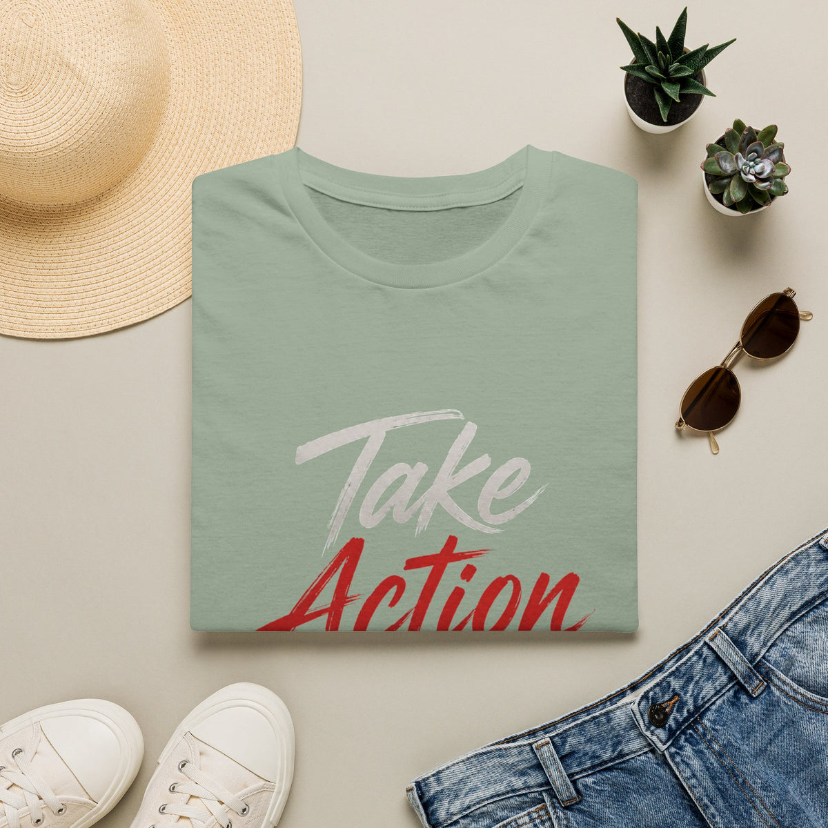 Take Action Today – Motivational Typography T-Shirt | Inspirational Quote Shirt