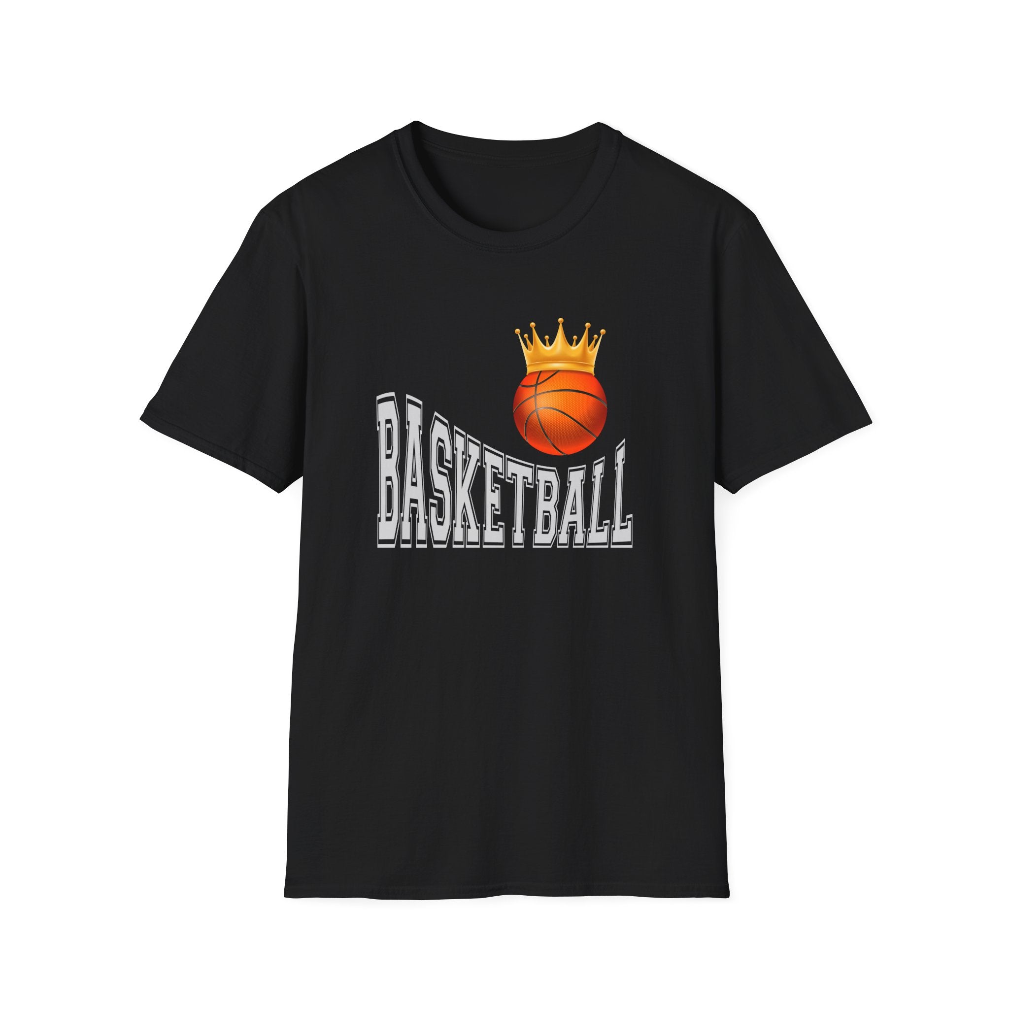 Basketball King T-Shirt – Crowned Basketball Graphic Tee
