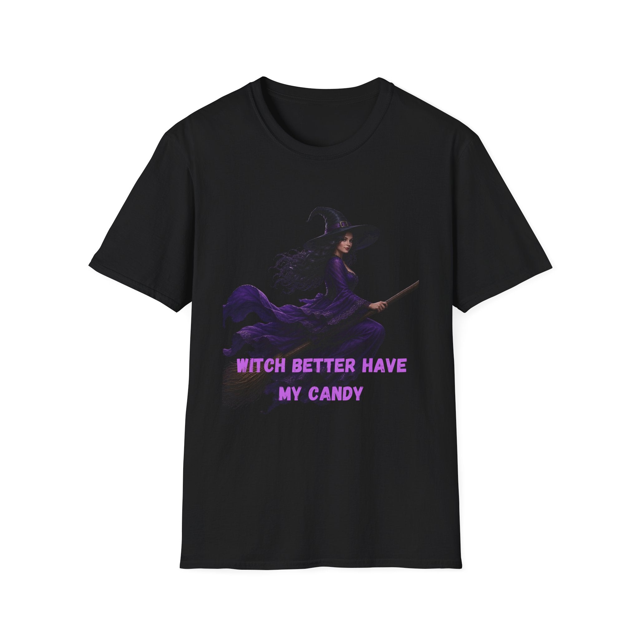 Witch Better Have My Candy T-Shirt — Purple Witch Halloween Tee