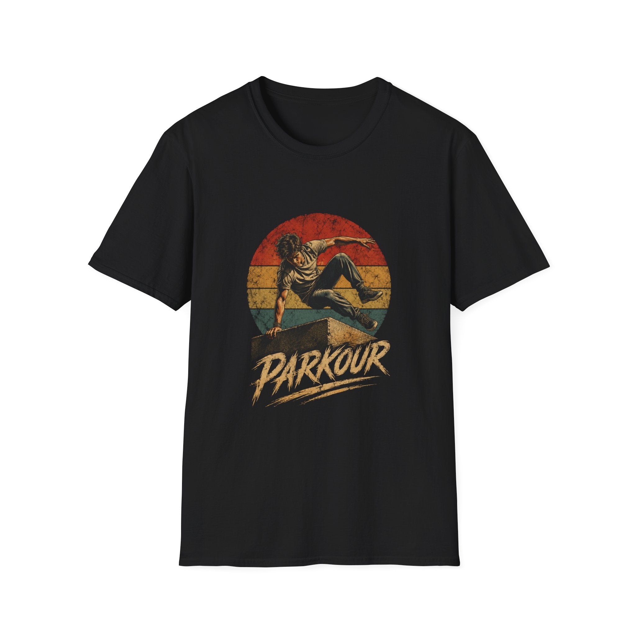 Parkour Vintage Sunset T-Shirt — Parkour Graphic Tee
