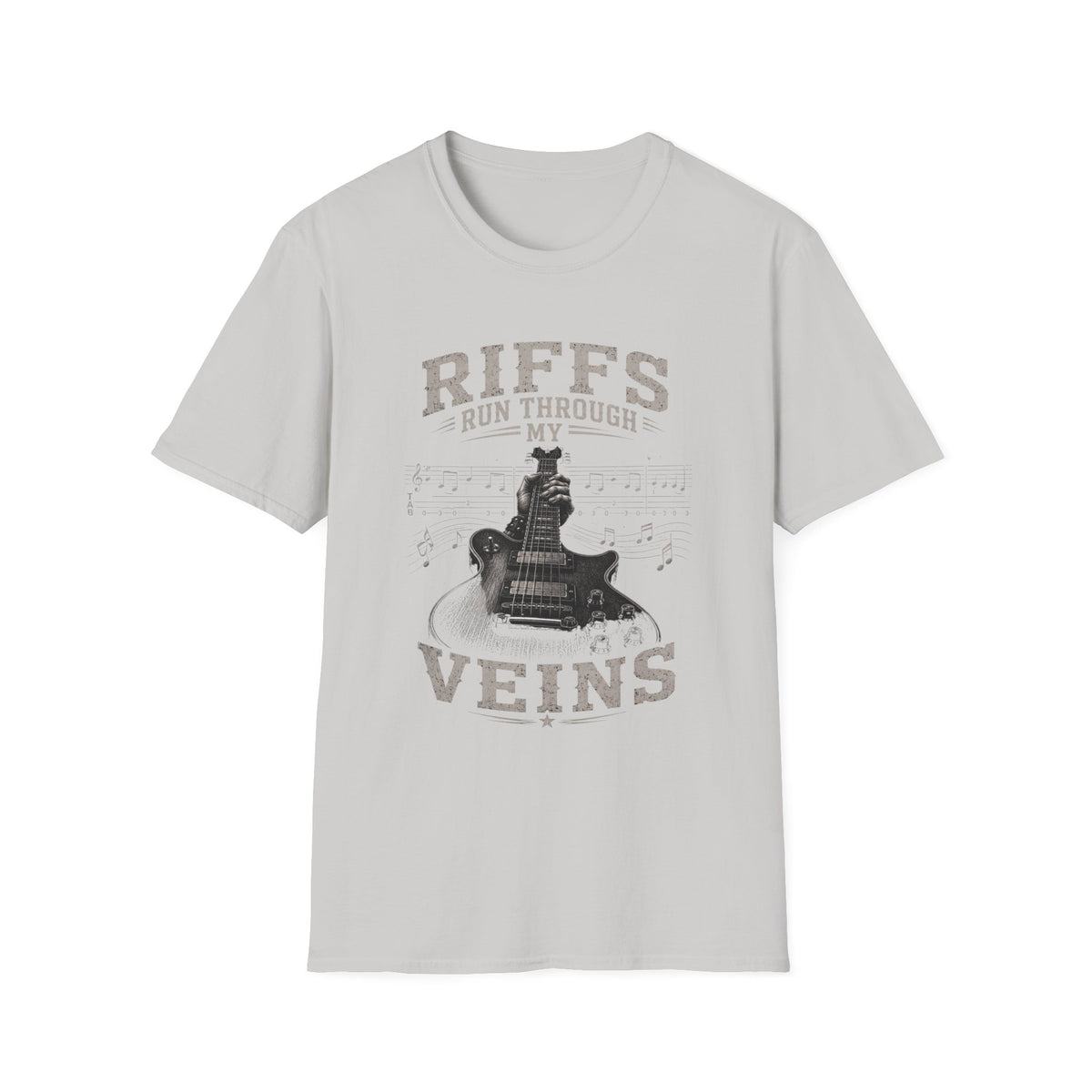 Riffs Run Through My Veins | Electric Guitar Rock Music Design