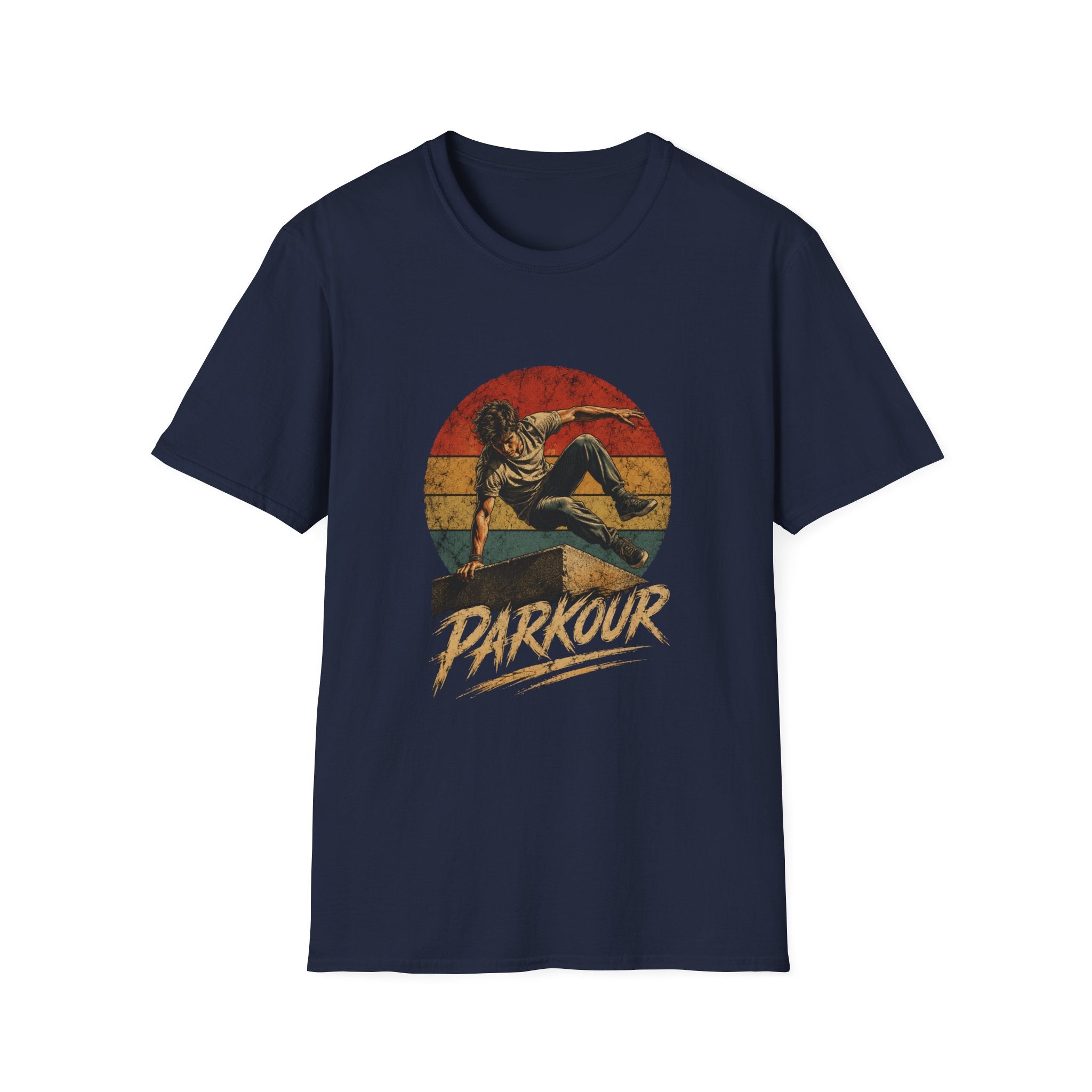 Parkour Vintage Sunset T-Shirt — Parkour Graphic Tee