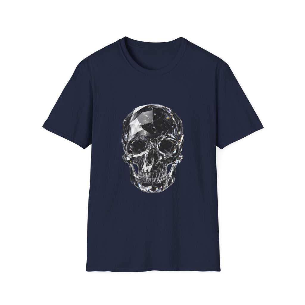 Crystal Skull Noir – Luxury Gothic Crystal Art Design