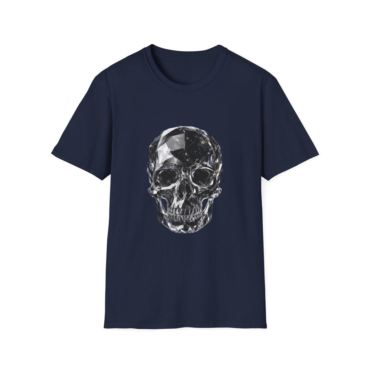 Crystal Skull Noir – Luxury Gothic Crystal Art Design