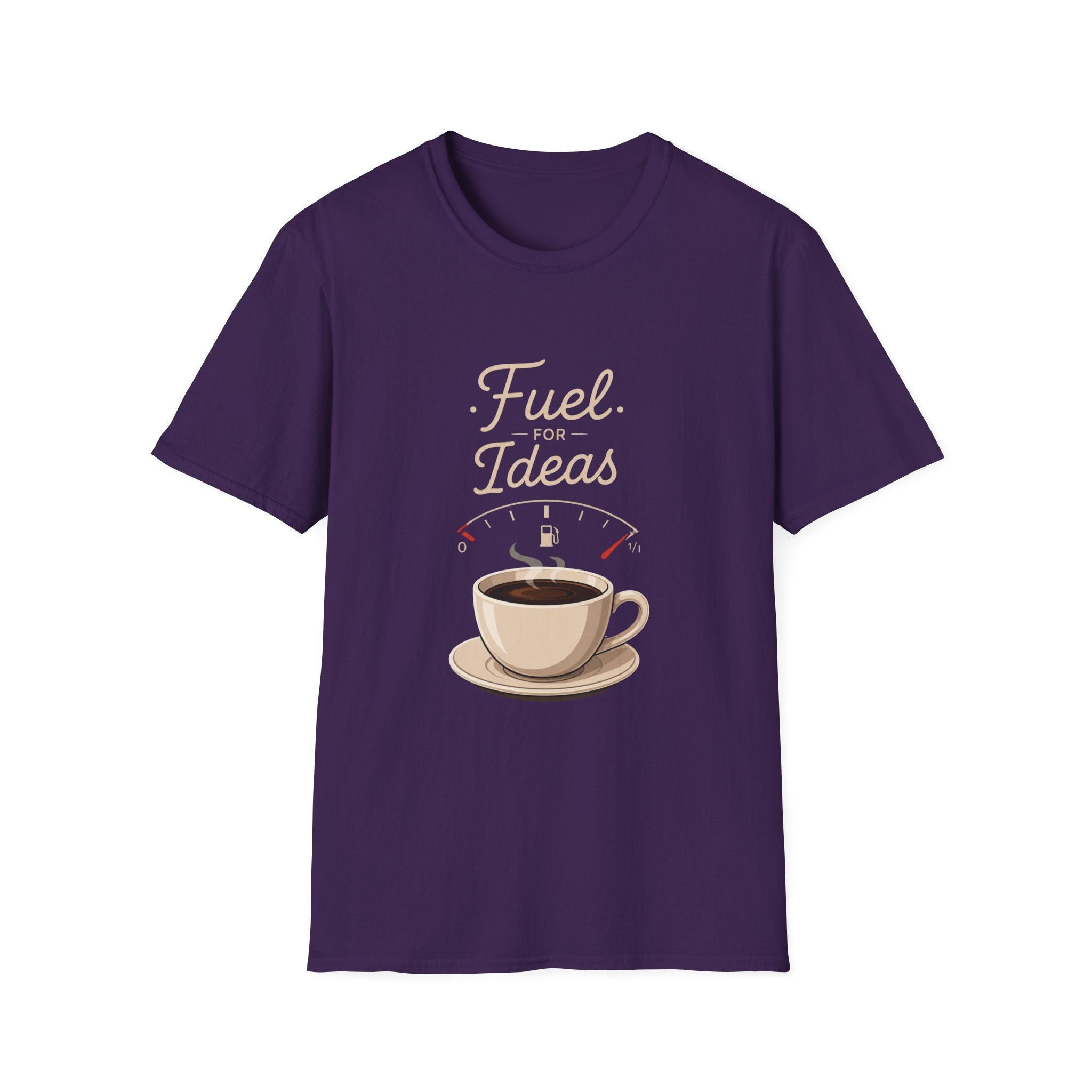 Coffee 'Fuel for Ideas' T-Shirt - Fuel For Ideas Coffee Lover Creative Mind Design