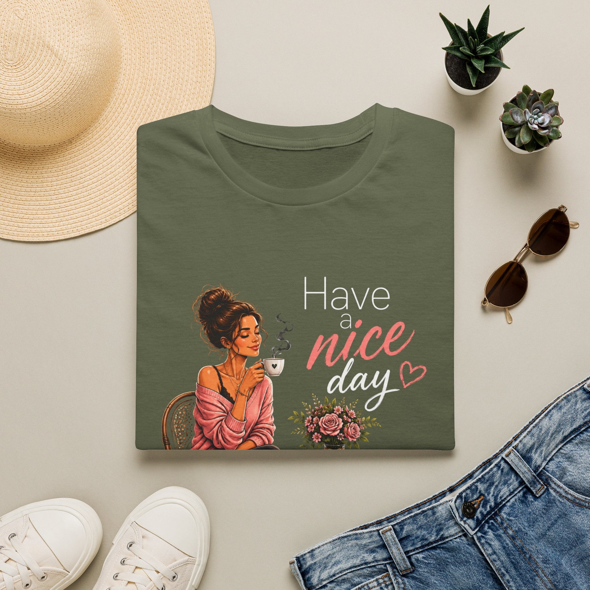 Have a Nice Day – Cozy Coffee Morning Women's Design