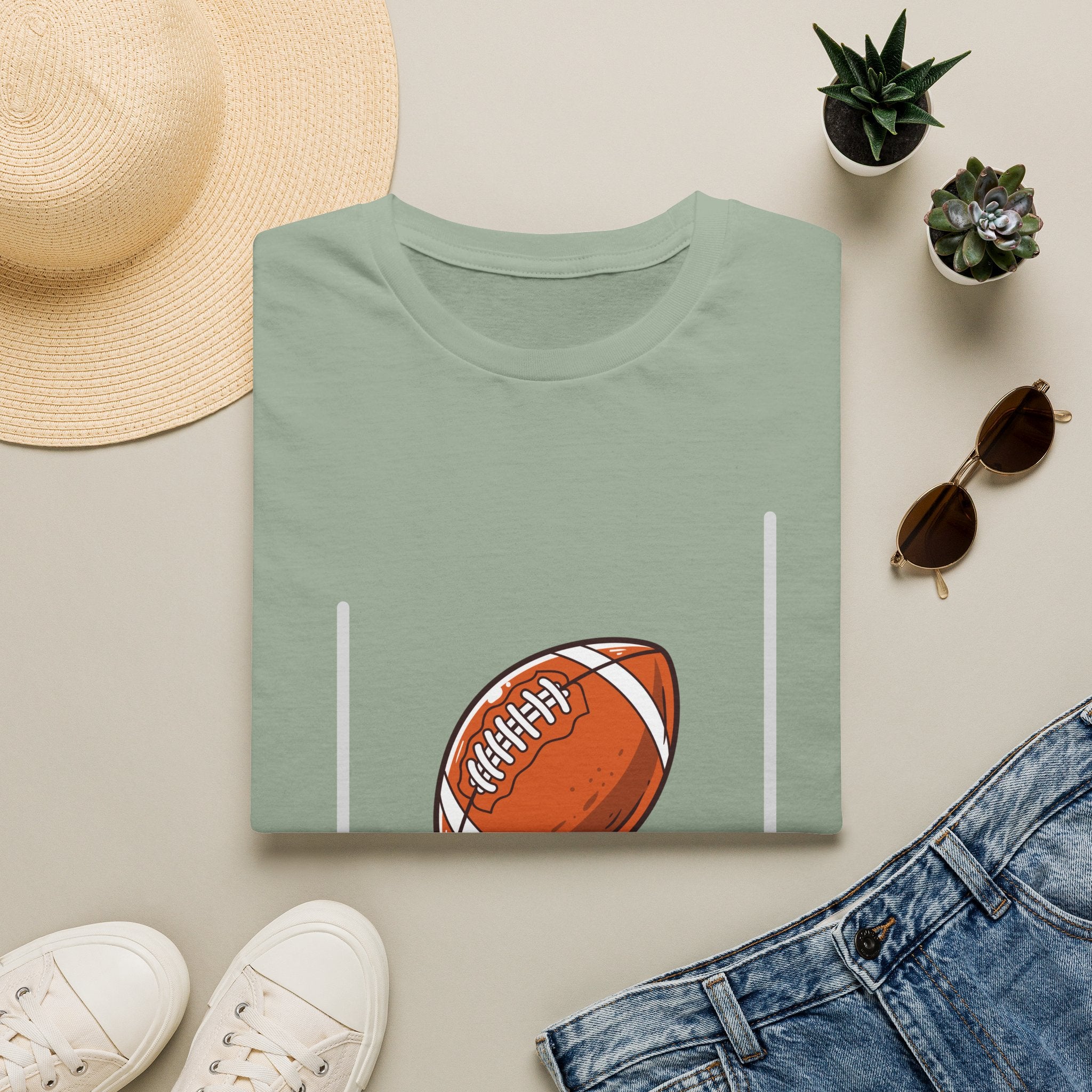 Football Goalpost T-Shirt — Vintage Game Day Tee