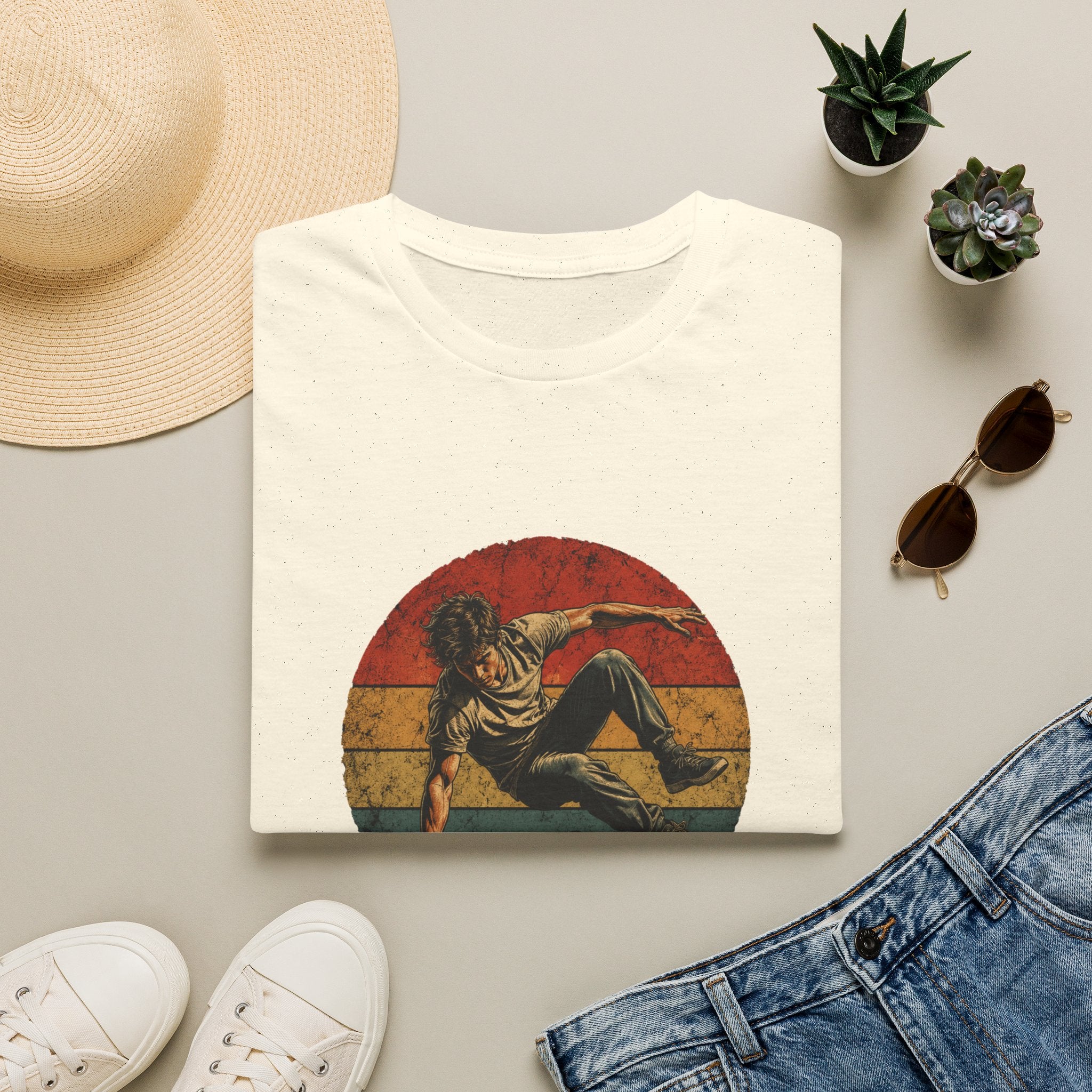 Parkour Vintage Sunset T-Shirt — Parkour Graphic Tee