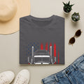 American Flag Semi Truck T-Shirt — Patriotic Trucker Tee - Vintage Semi Truck Patriotic Design