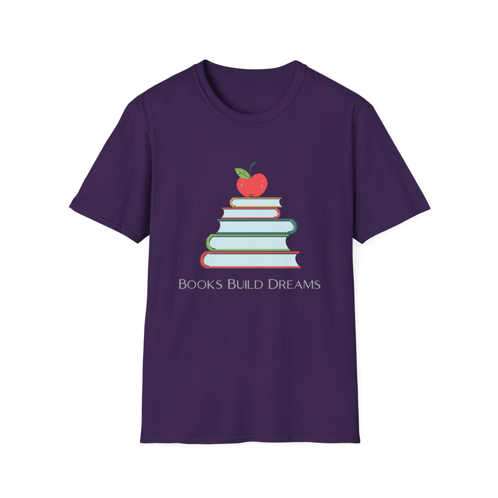 Teacher Apple & Books T-Shirt — Back to School Teacher Gift
