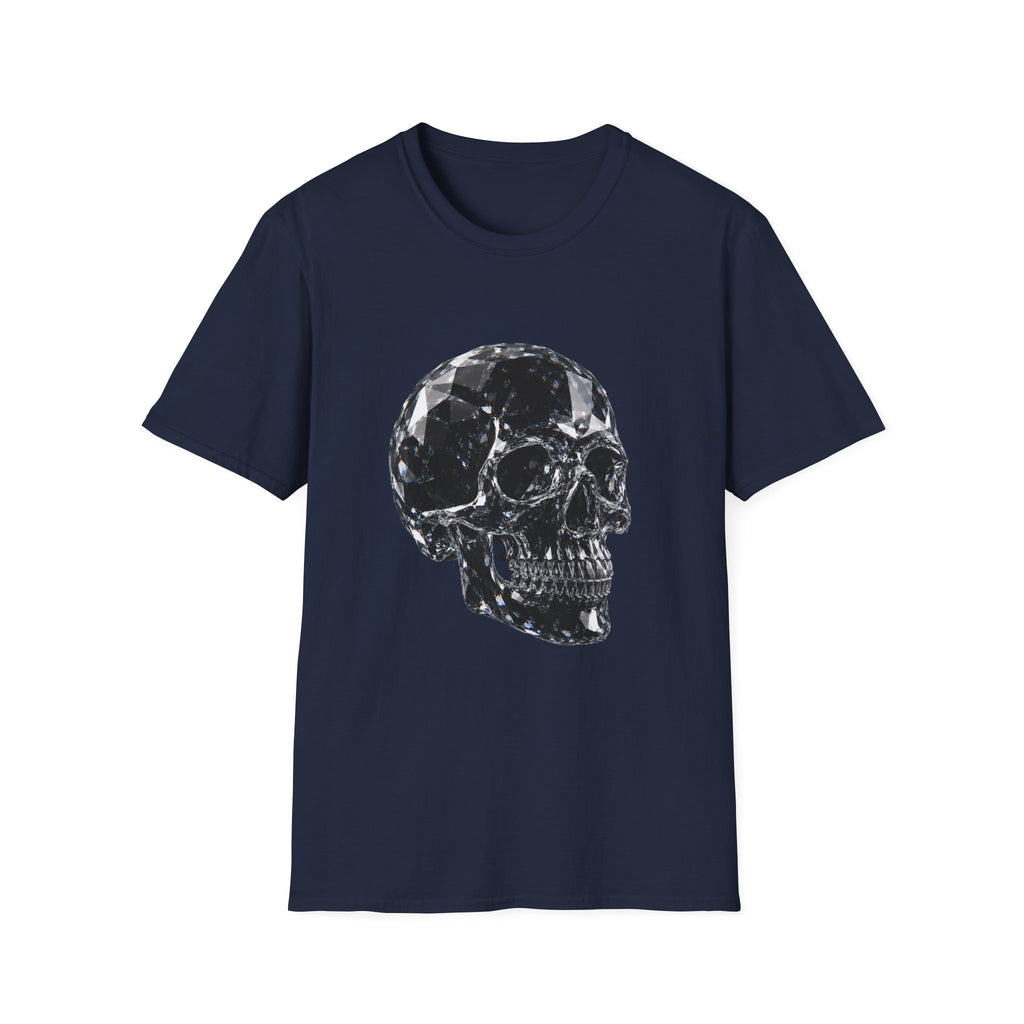 Gemstone Skull T-Shirt — Black Crystal Skull Graphic Tee