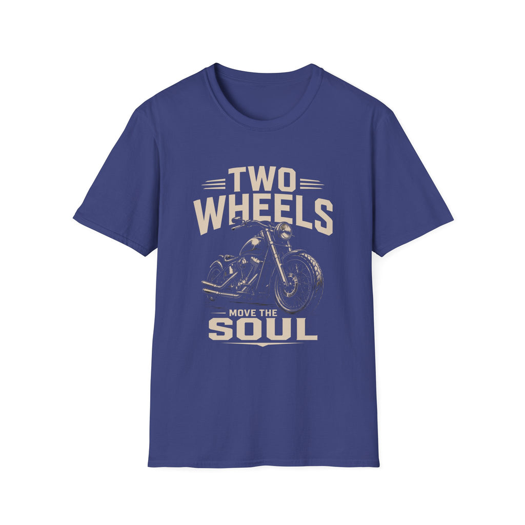 Two Wheels Move the Soul Motorcycle T-Shirt – Vintage Motorcycle Freedom Rider Design
