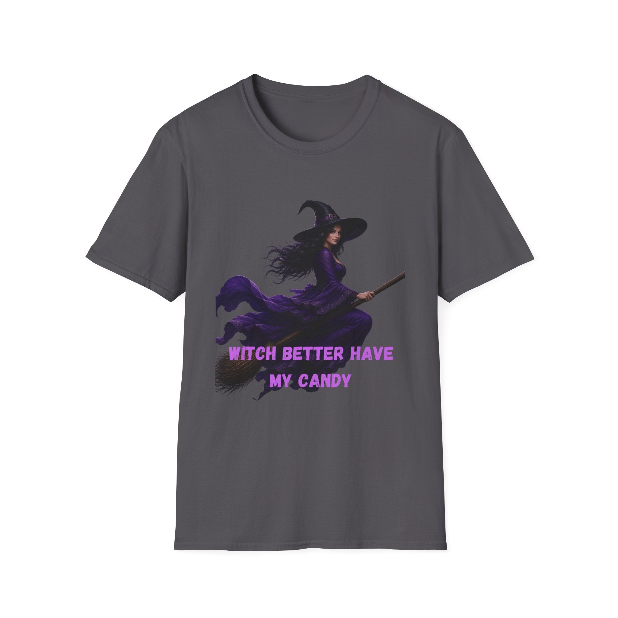 Witch Better Have My Candy T-Shirt — Purple Witch Halloween Tee