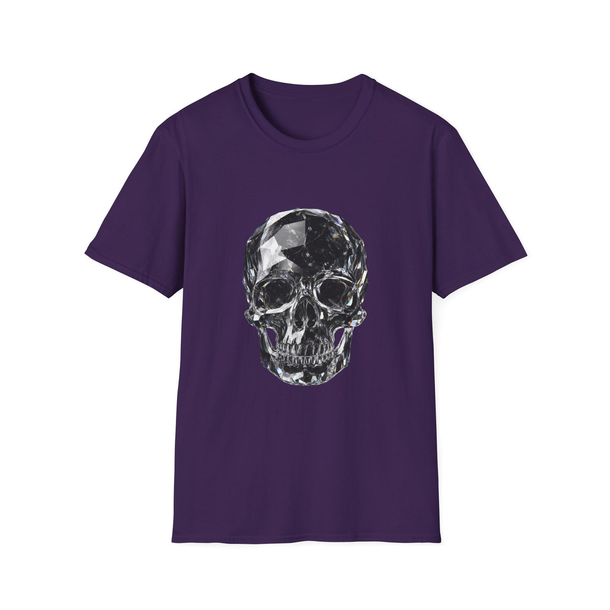 Crystal Skull Noir – Luxury Gothic Crystal Art Design