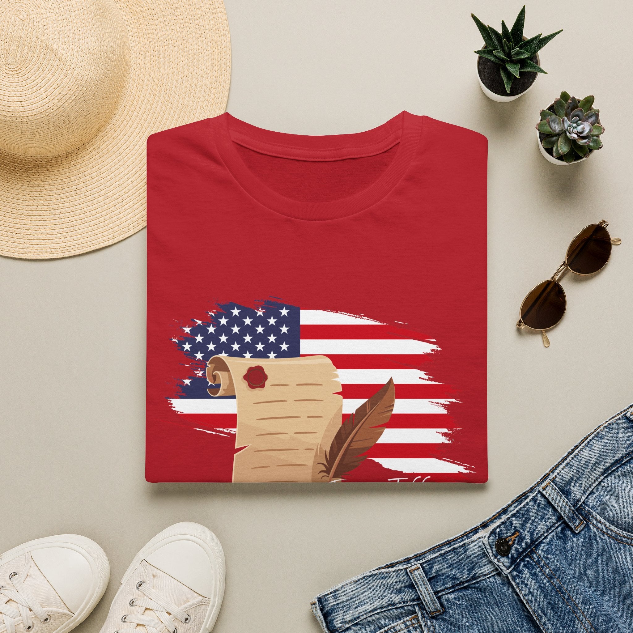 Roots of Freedom  - American Heritage Design – Founding History Patriotic Graphic