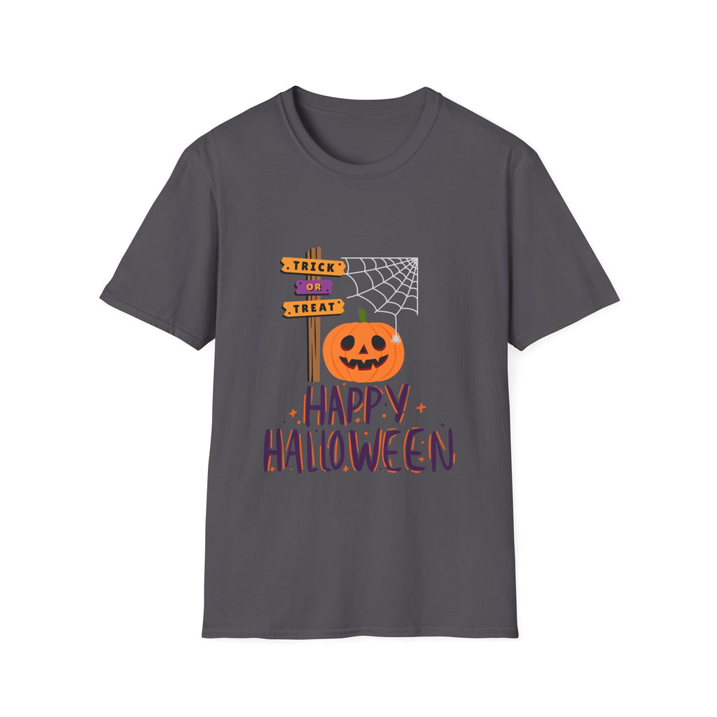 Halloween Pumpkin Tee — "Trick or Treat" Jack-O'-Lantern T-Shirt