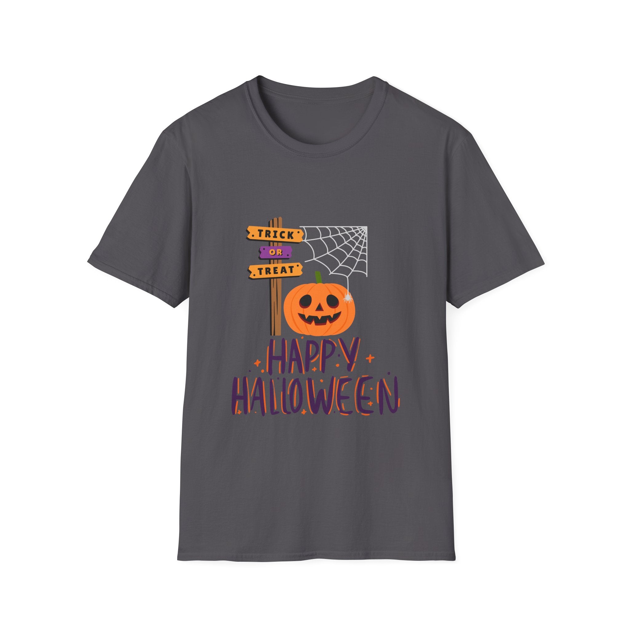 Halloween Pumpkin Tee — "Trick or Treat" Jack-O'-Lantern T-Shirt