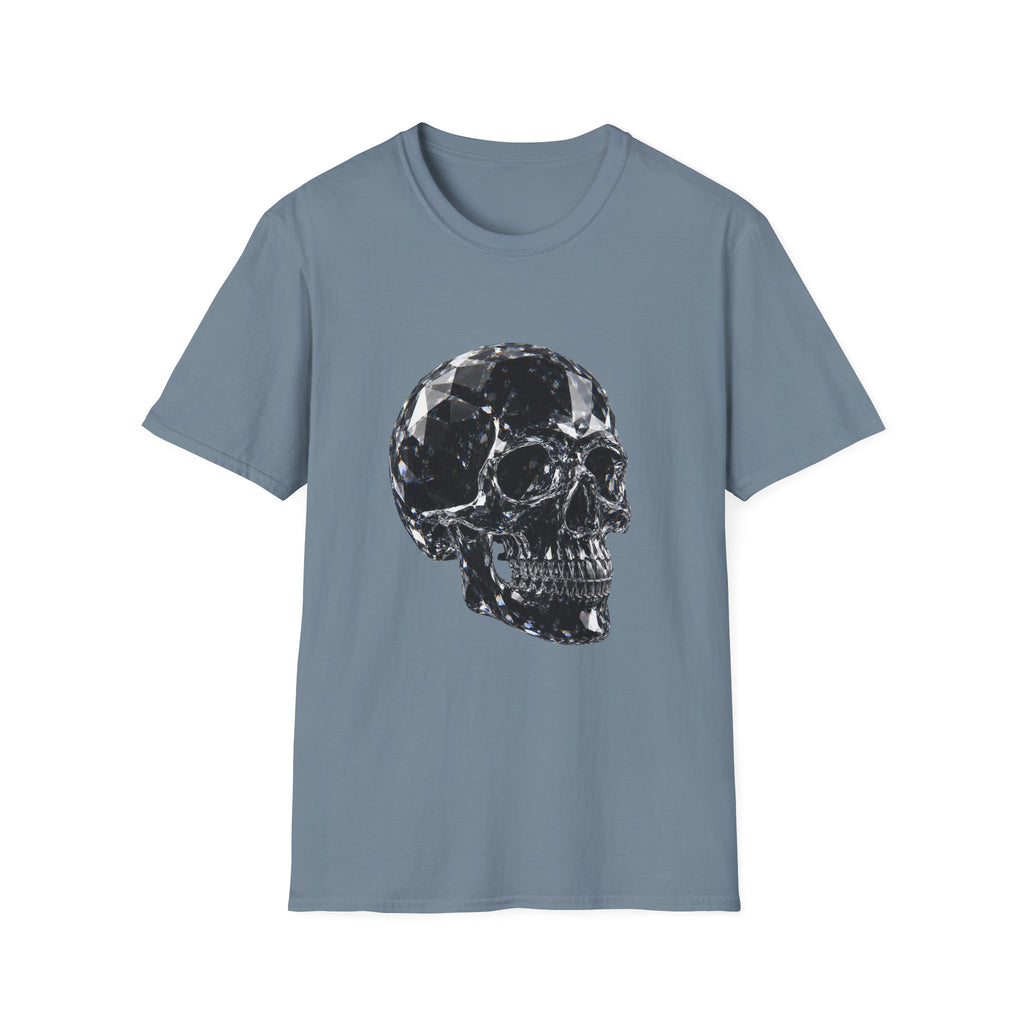 Gemstone Skull T-Shirt — Black Crystal Skull Graphic Tee