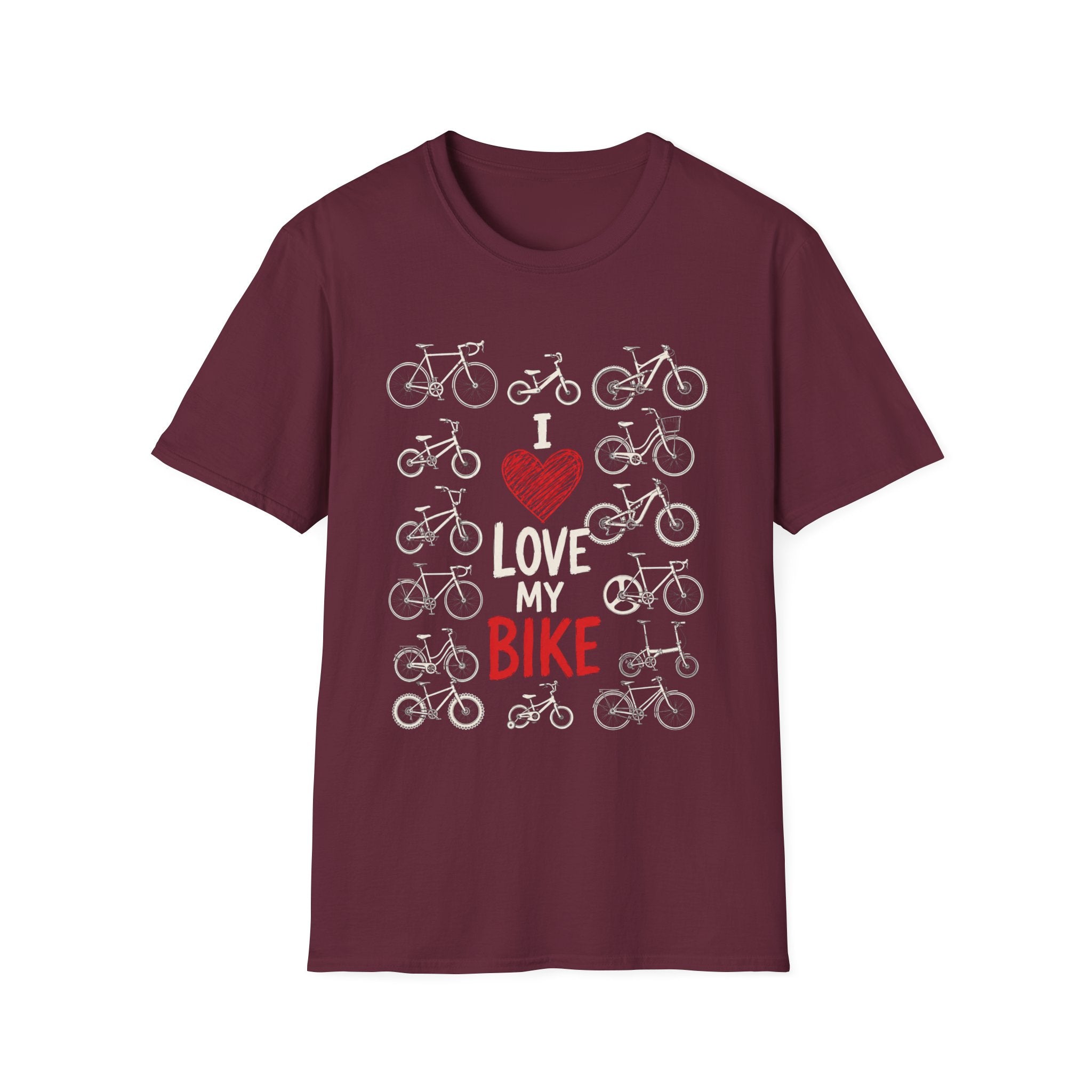 I Love My Bike Bicycle Lover Vintage Cycling Design  — Bicycle Lover Graphic Tee