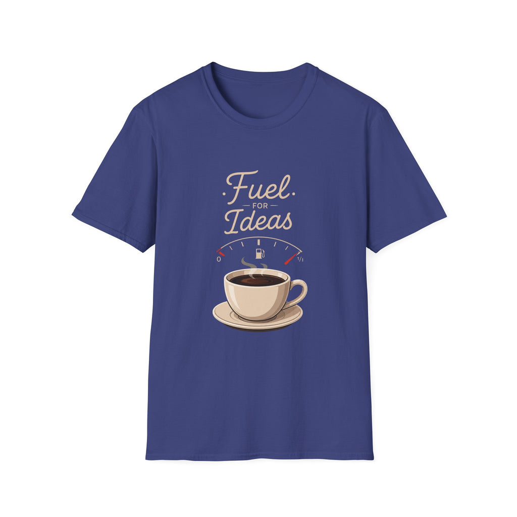 Coffee 'Fuel for Ideas' T-Shirt - Fuel For Ideas Coffee Lover Creative Mind Design