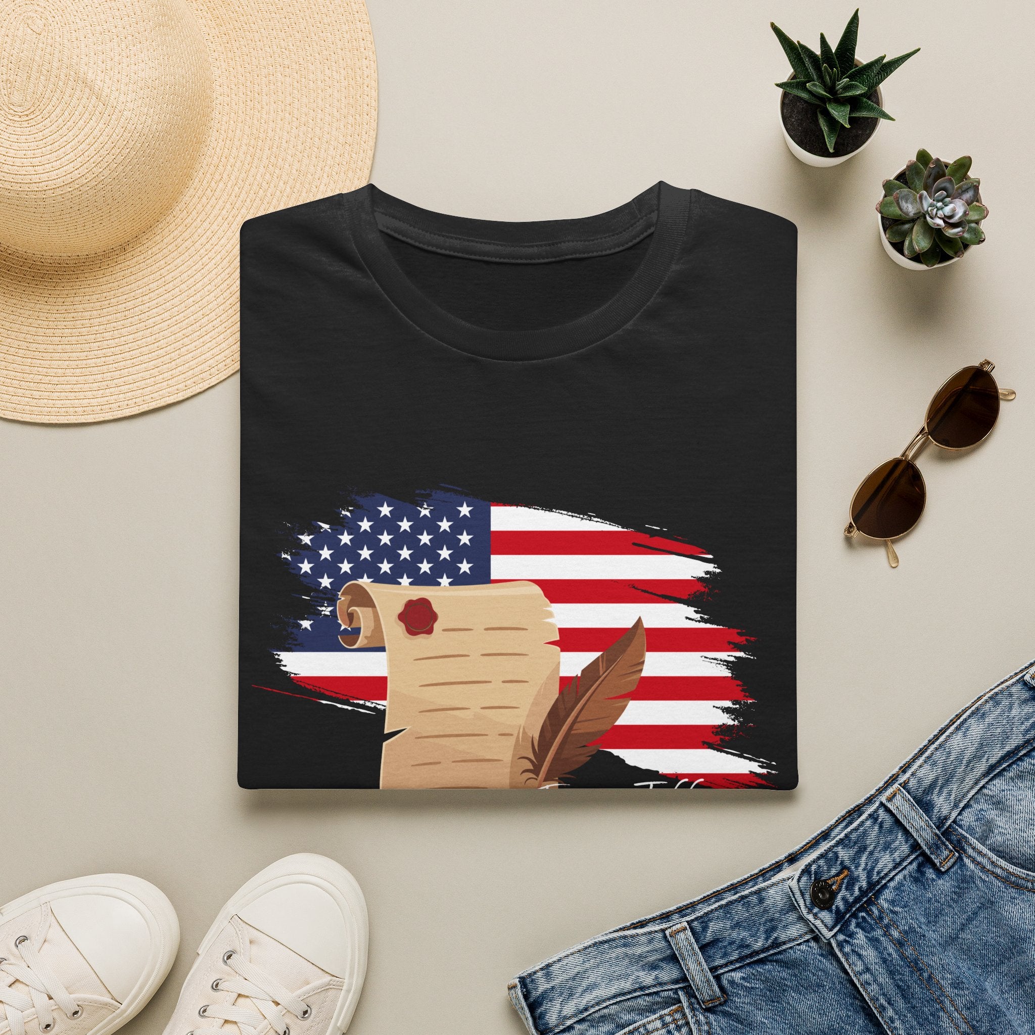 Roots of Freedom  - American Heritage Design – Founding History Patriotic Graphic