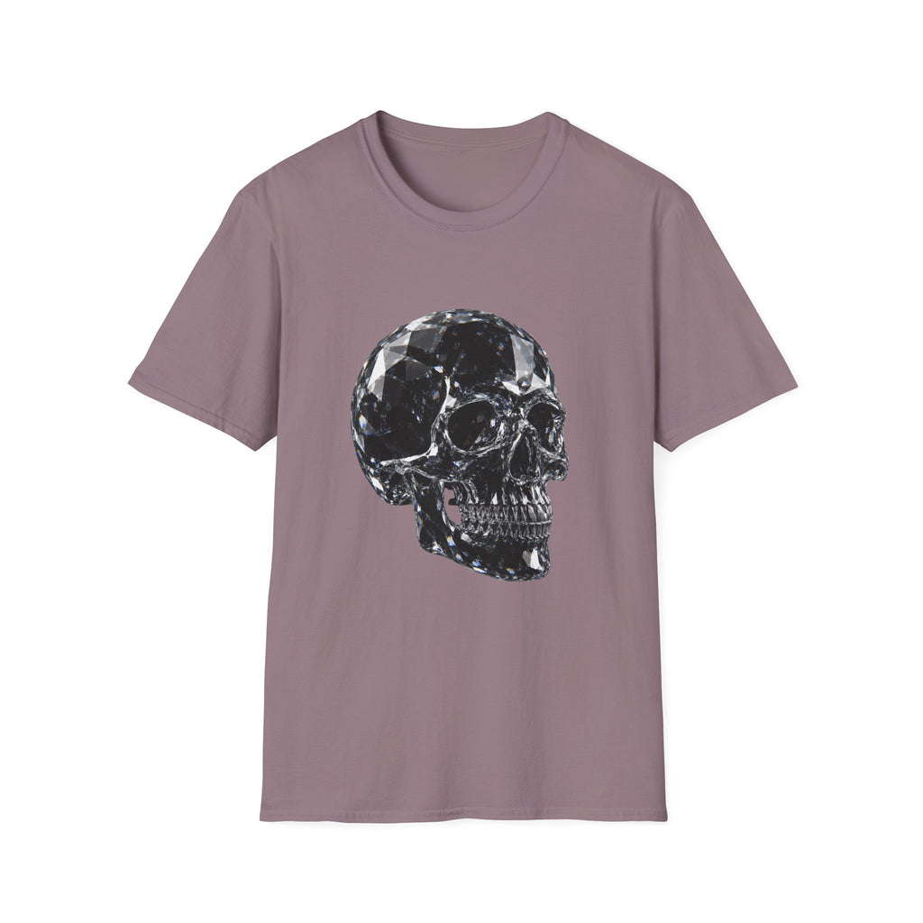 Gemstone Skull T-Shirt — Black Crystal Skull Graphic Tee