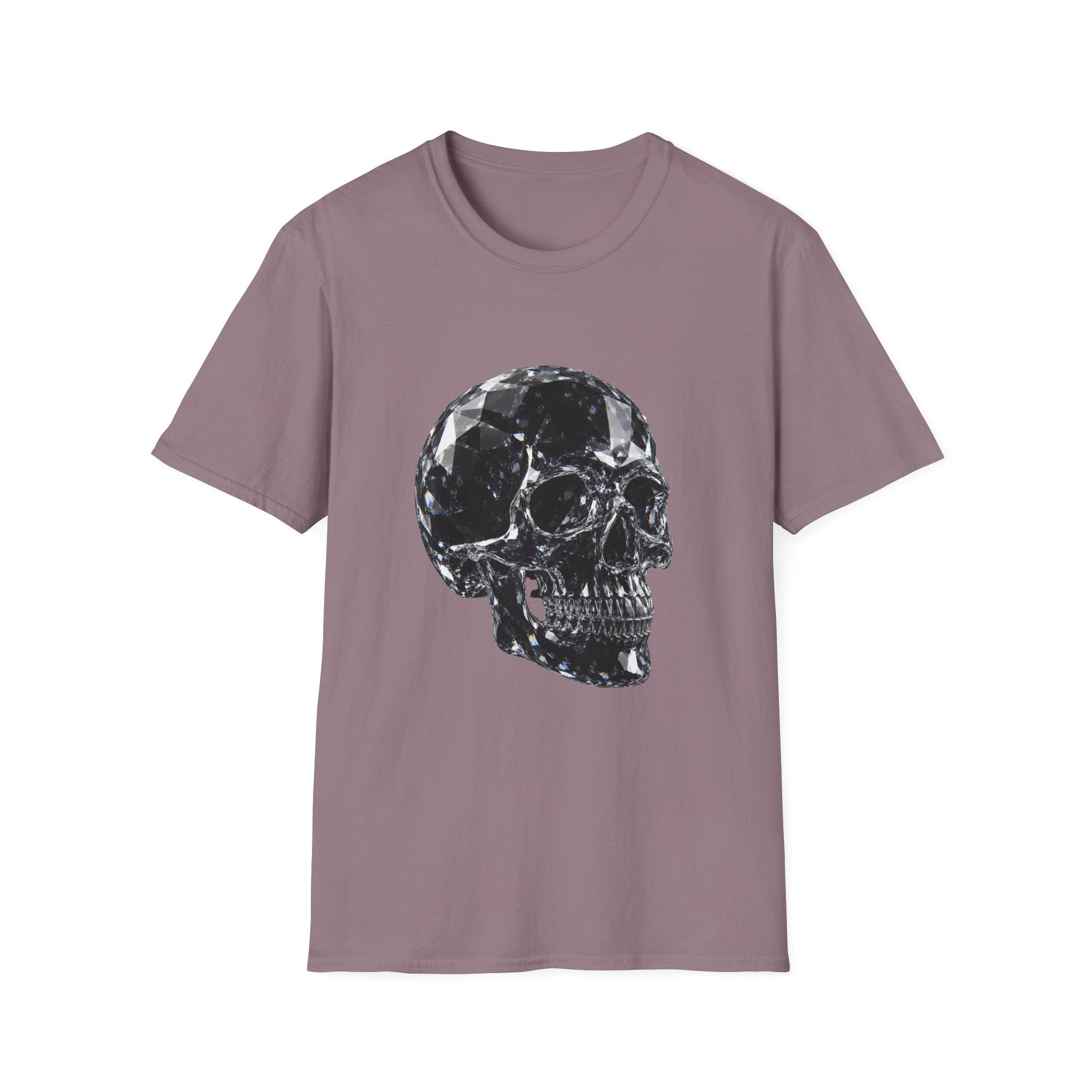 Gemstone Skull T-Shirt — Black Crystal Skull Graphic Tee