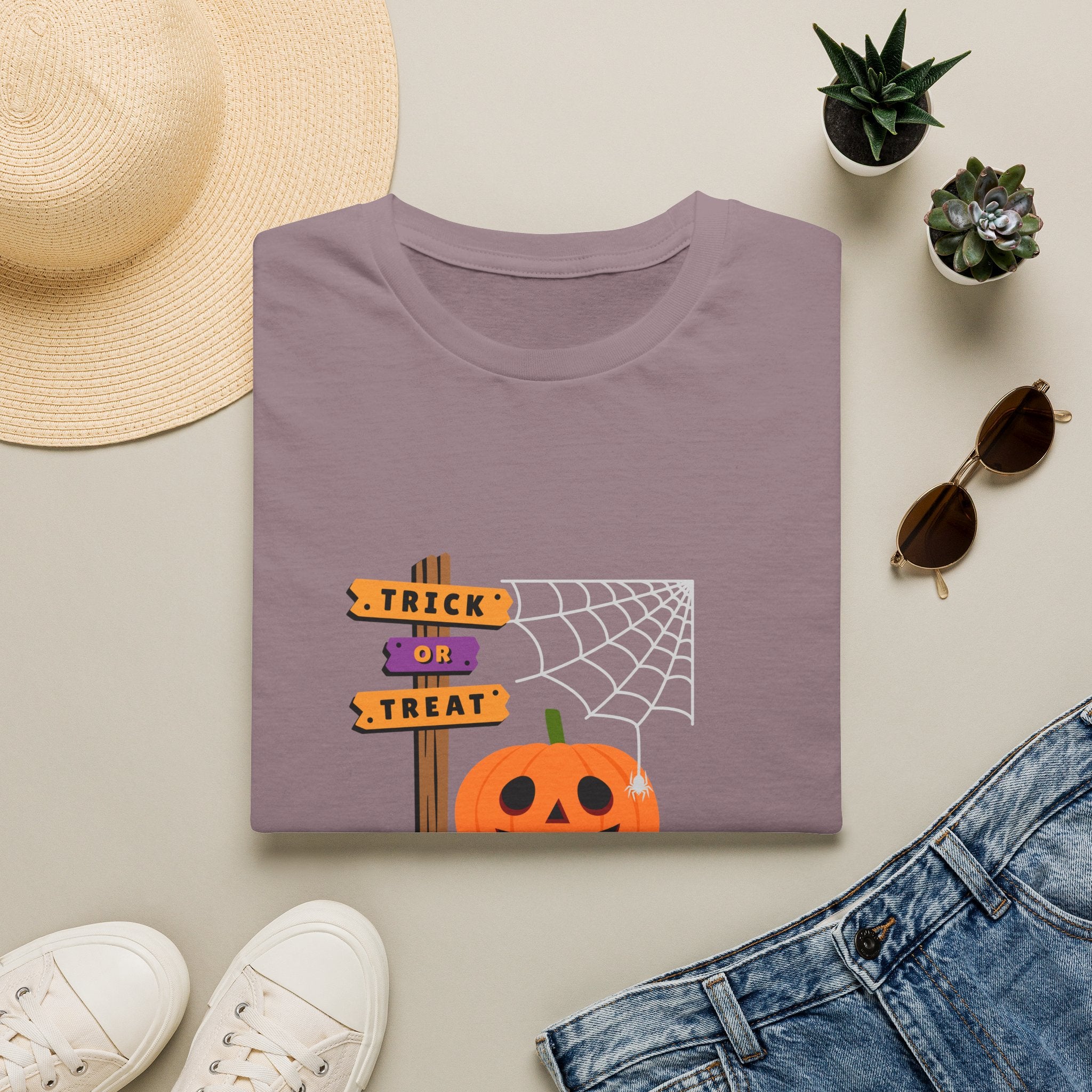 Halloween Pumpkin Tee — "Trick or Treat" Jack-O'-Lantern T-Shirt