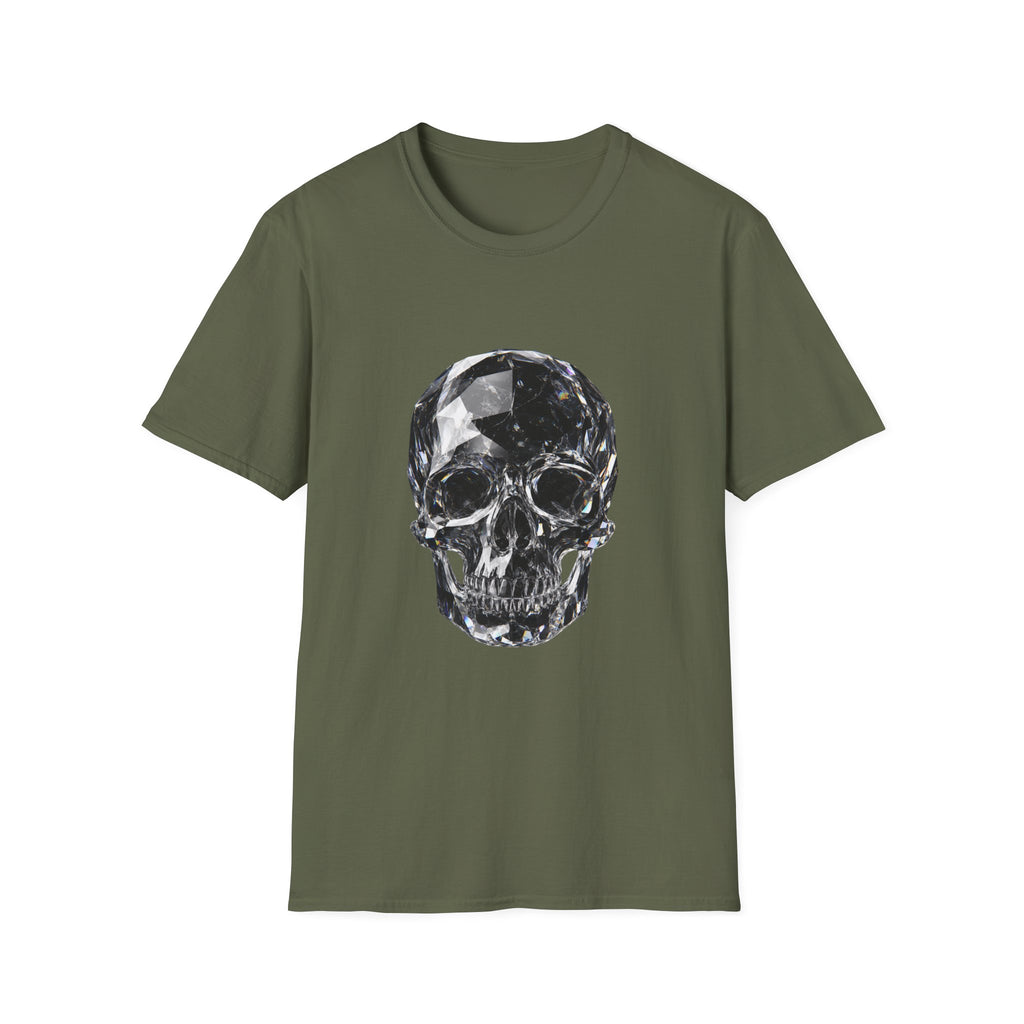 Crystal Skull Noir – Luxury Gothic Crystal Art Design