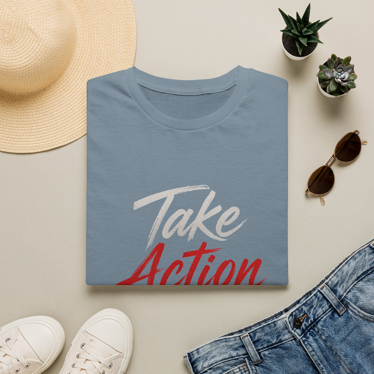 Take Action Today – Motivational Typography T-Shirt | Inspirational Quote Shirt