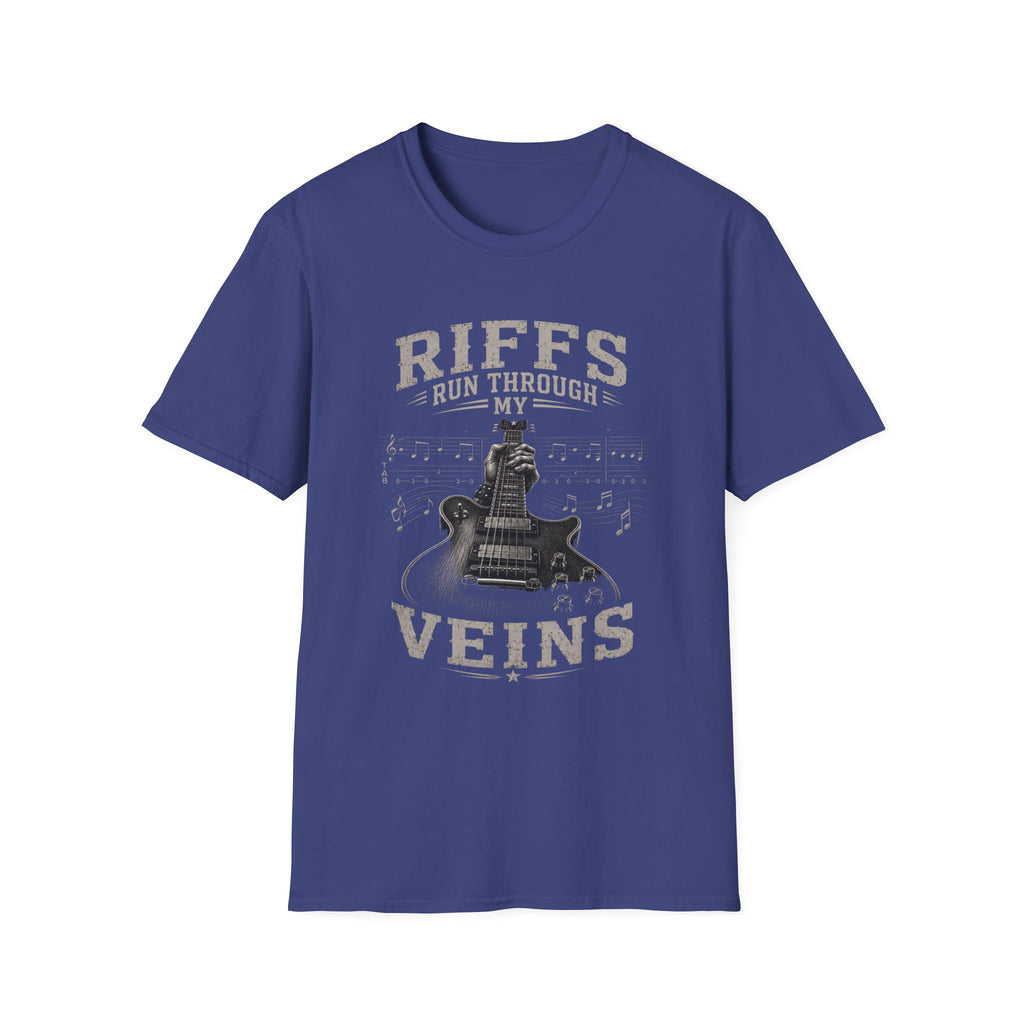 Riffs Run Through My Veins | Electric Guitar Rock Music Design
