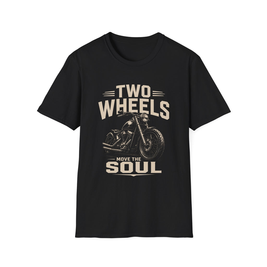 Two Wheels Move the Soul Motorcycle T-Shirt – Vintage Motorcycle Freedom Rider Design