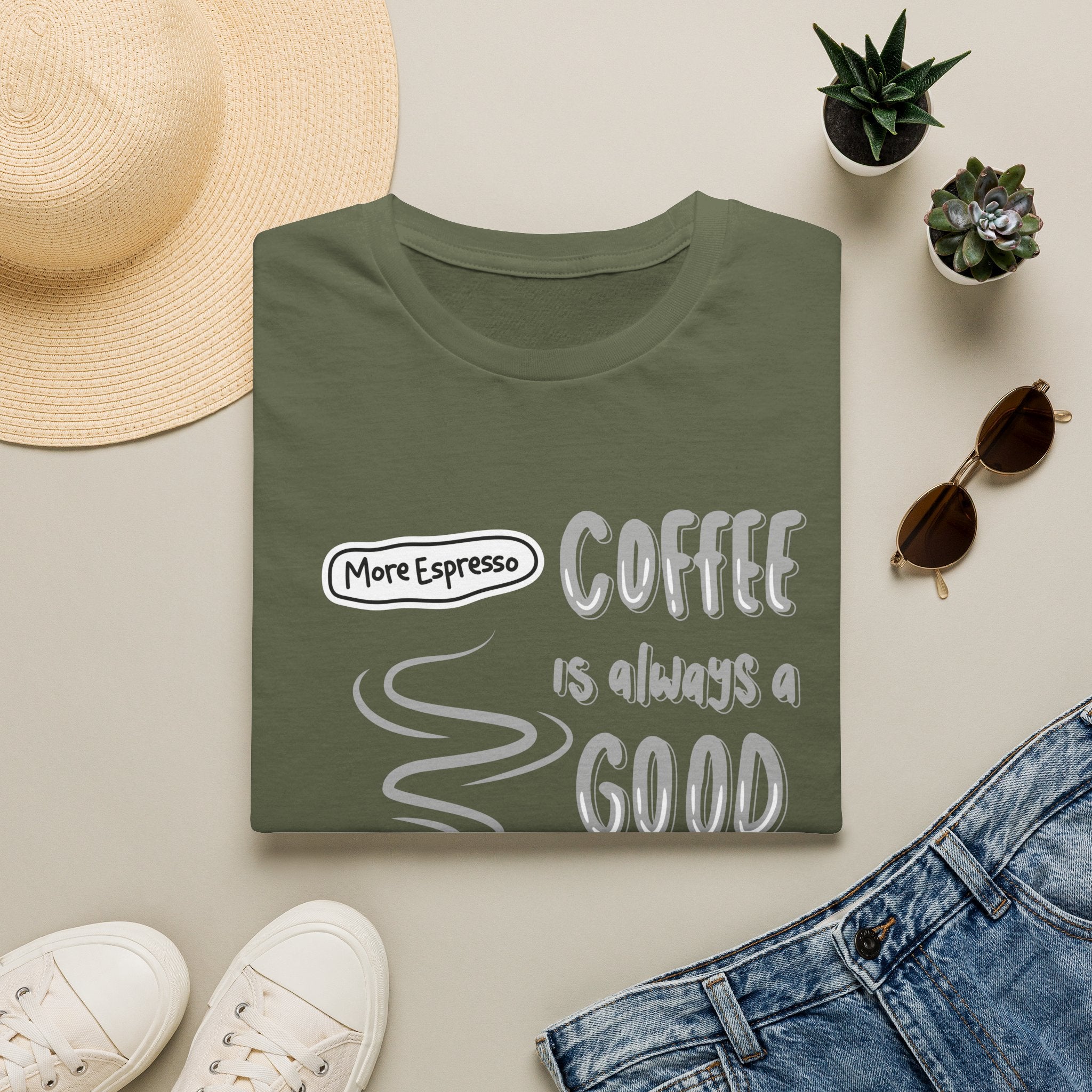 Coffee Is Always a Good Idea T-Shirt — 'More Espresso' Graphic Tee - Funny Coffee Lover gift