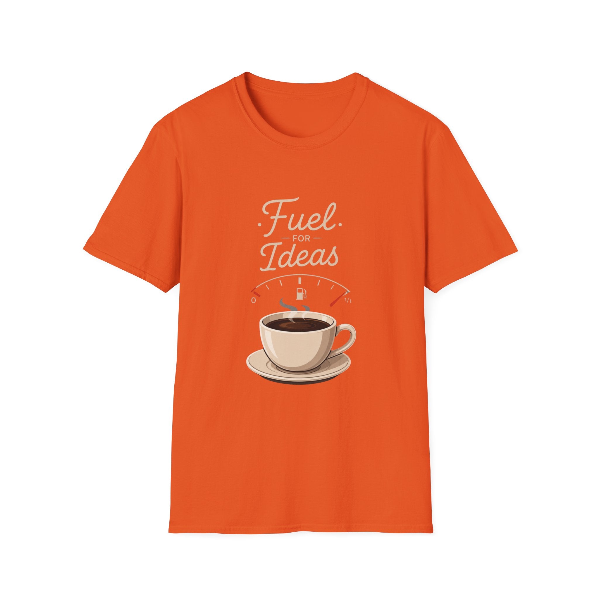 Coffee 'Fuel for Ideas' T-Shirt - Fuel For Ideas Coffee Lover Creative Mind Design