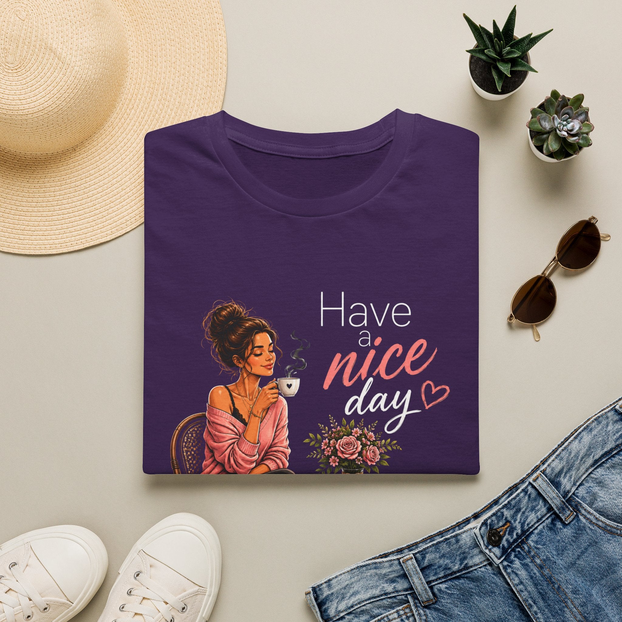 Have a Nice Day – Cozy Coffee Morning Women's Design