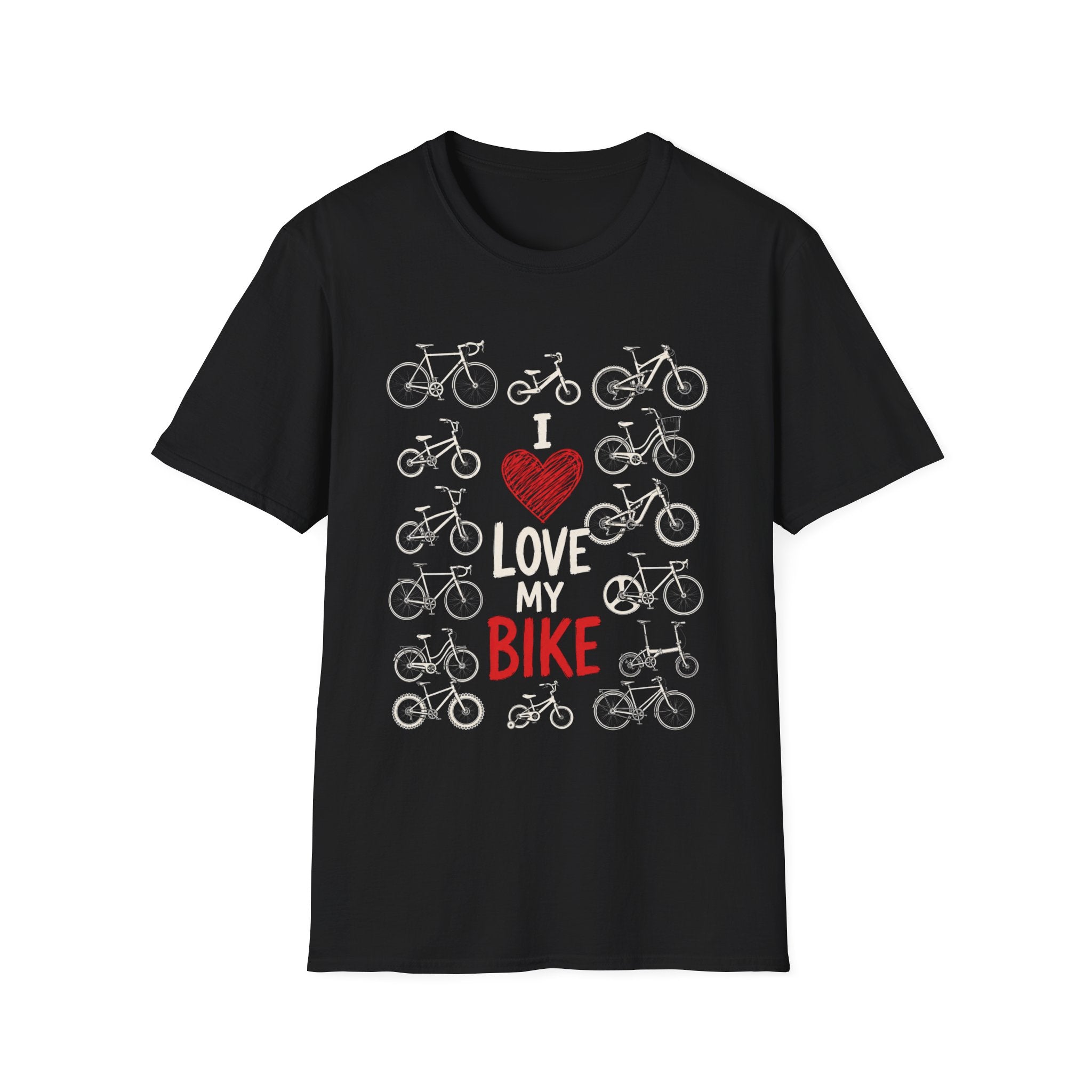 I Love My Bike Bicycle Lover Vintage Cycling Design  — Bicycle Lover Graphic Tee
