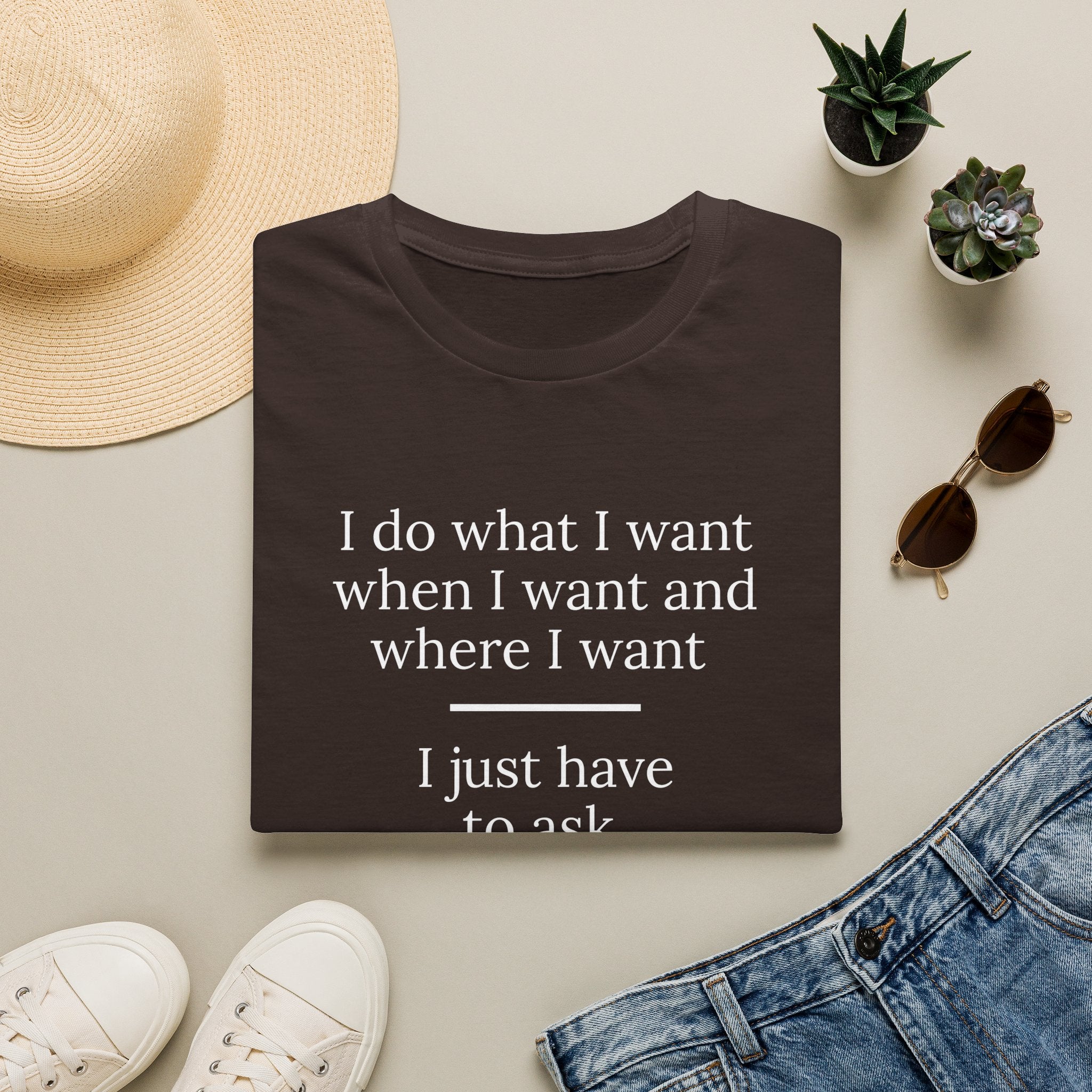 Funny Husband Quote – Marriage Humor Typography Design - Versatile Everyday Tee for Men & Women