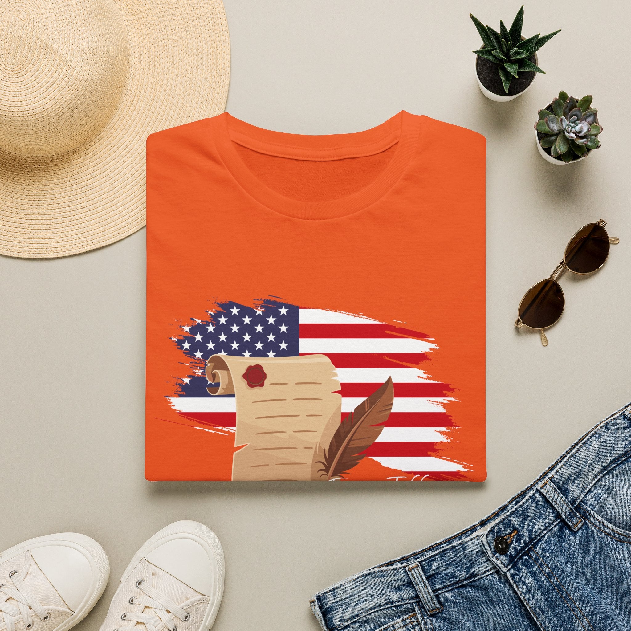 Roots of Freedom  - American Heritage Design – Founding History Patriotic Graphic