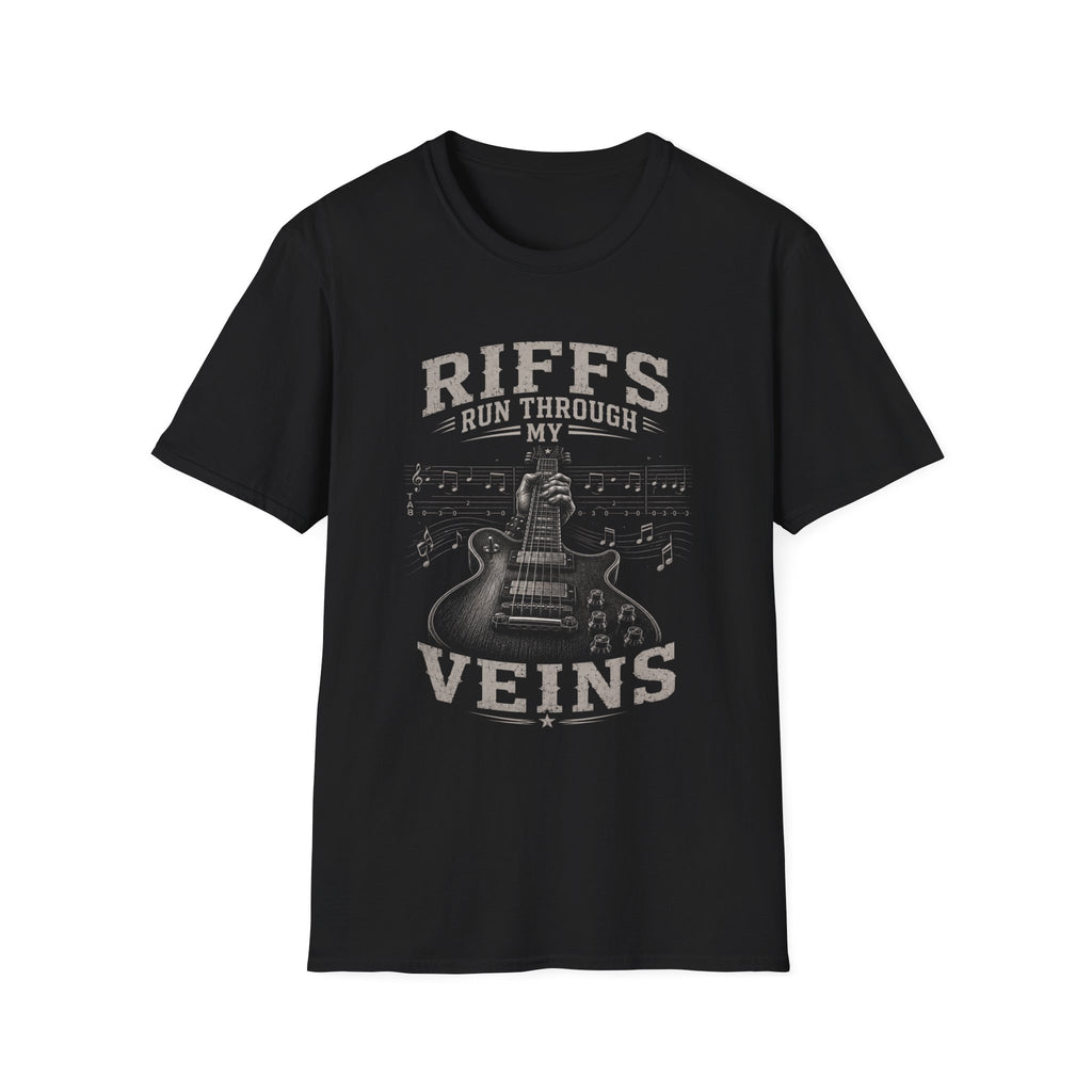Riffs Run Through My Veins | Electric Guitar Rock Music Design