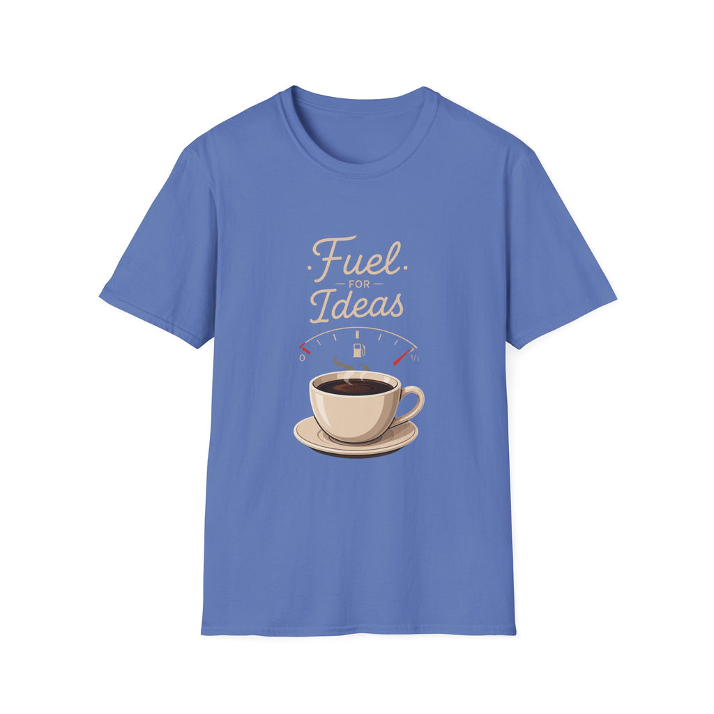Coffee 'Fuel for Ideas' T-Shirt - Fuel For Ideas Coffee Lover Creative Mind Design