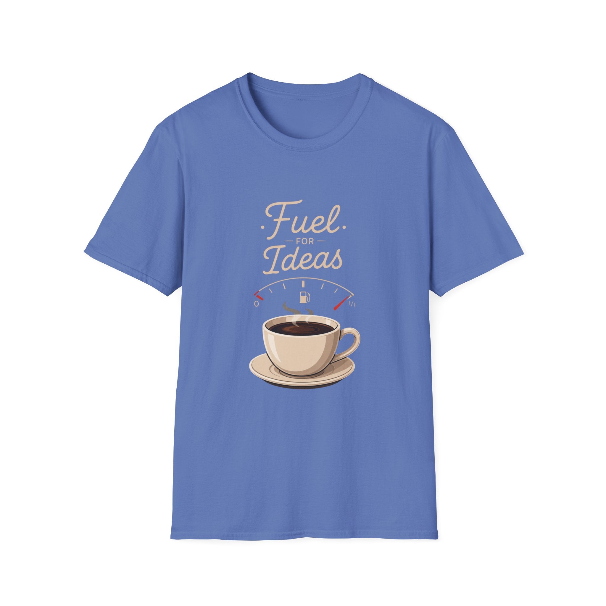 Coffee 'Fuel for Ideas' T-Shirt - Fuel For Ideas Coffee Lover Creative Mind Design