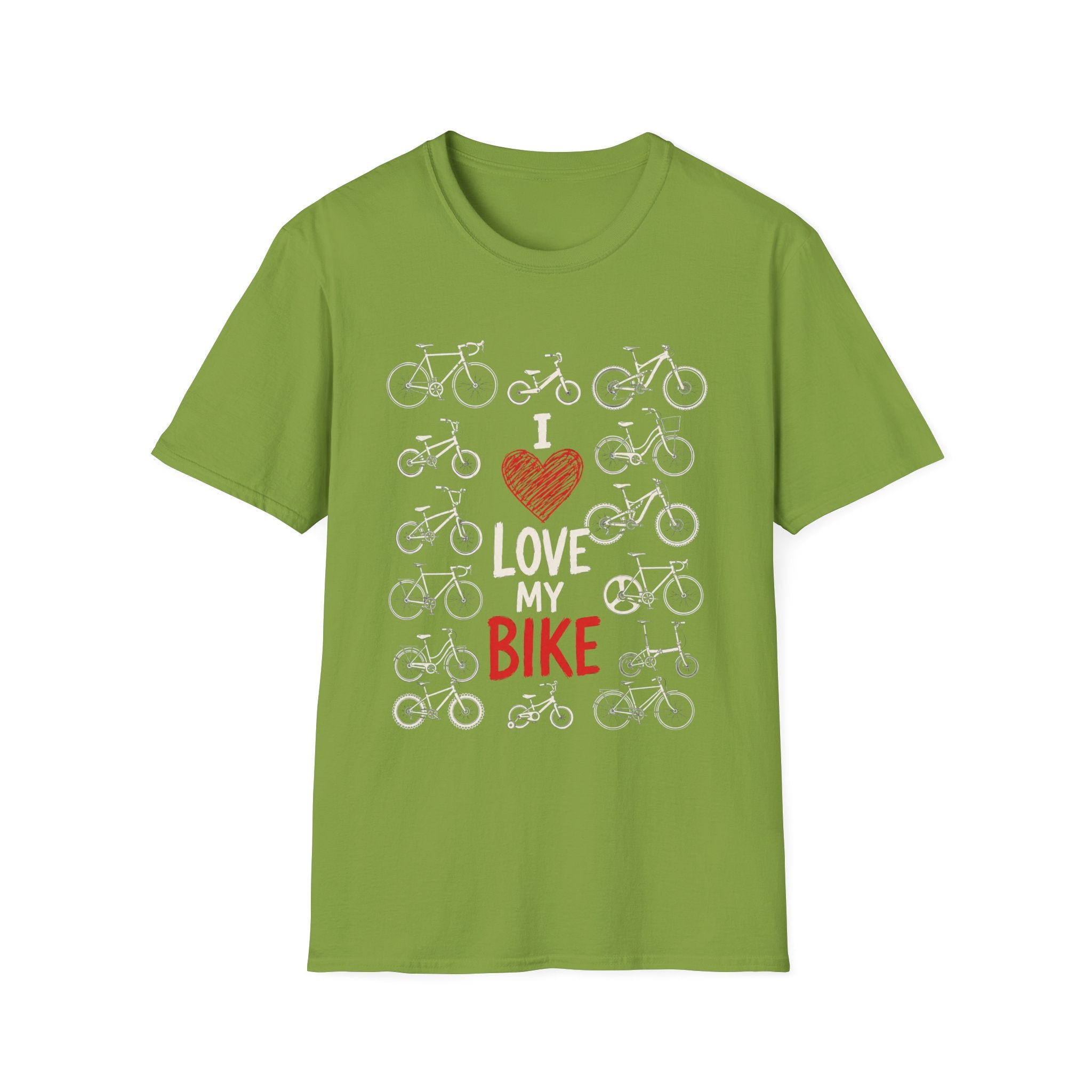 I Love My Bike Bicycle Lover Vintage Cycling Design  — Bicycle Lover Graphic Tee