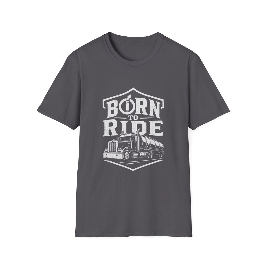 Born to Ride Trucker T-Shirt — Vintage Semi Truck Graphic Tee