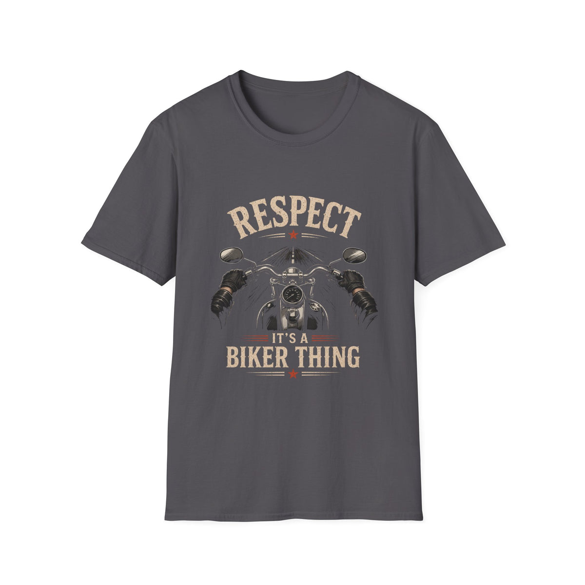 Respect It's A Biker Thing – First Person Motorcycle Rider Vintage Design
