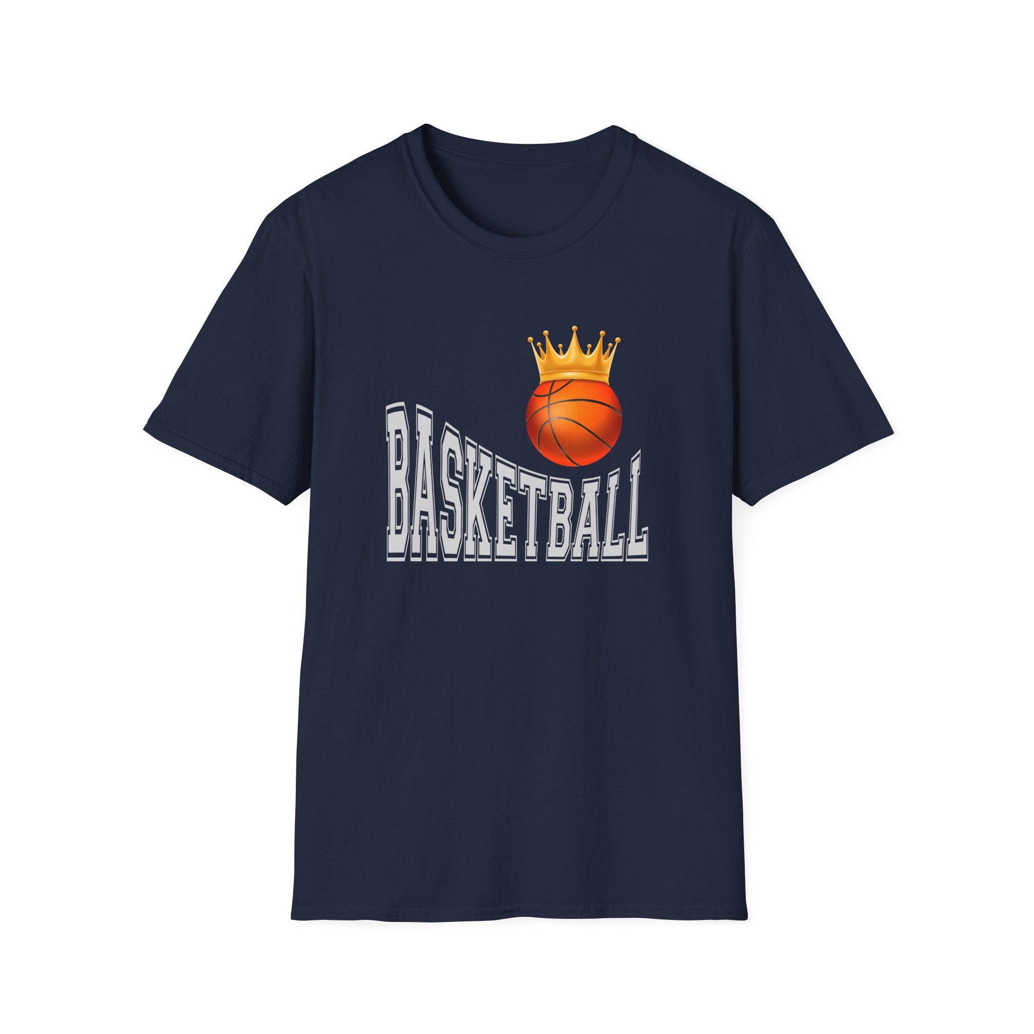 Basketball King T-Shirt – Crowned Basketball Graphic Tee