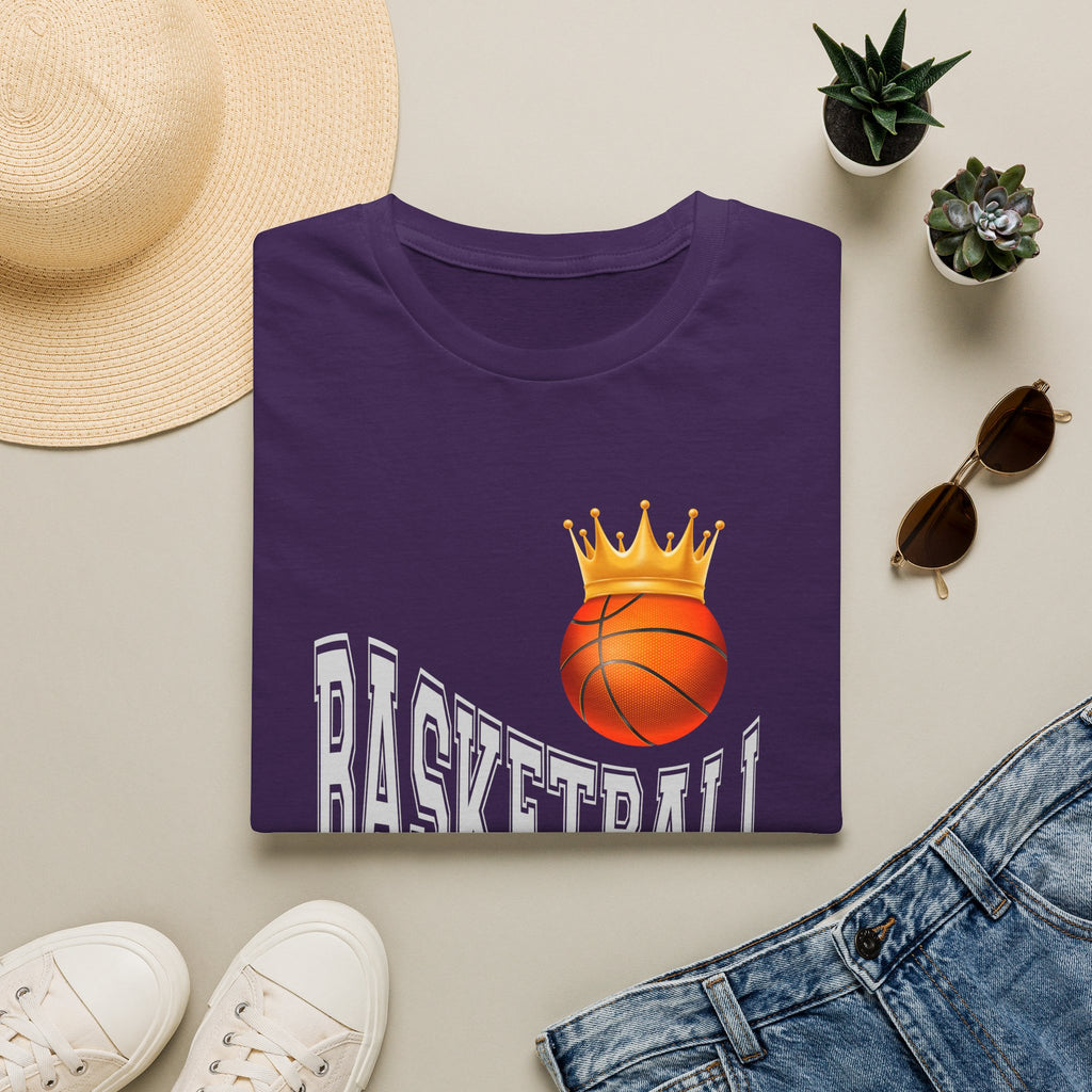 Basketball King T-Shirt – Crowned Basketball Graphic Tee