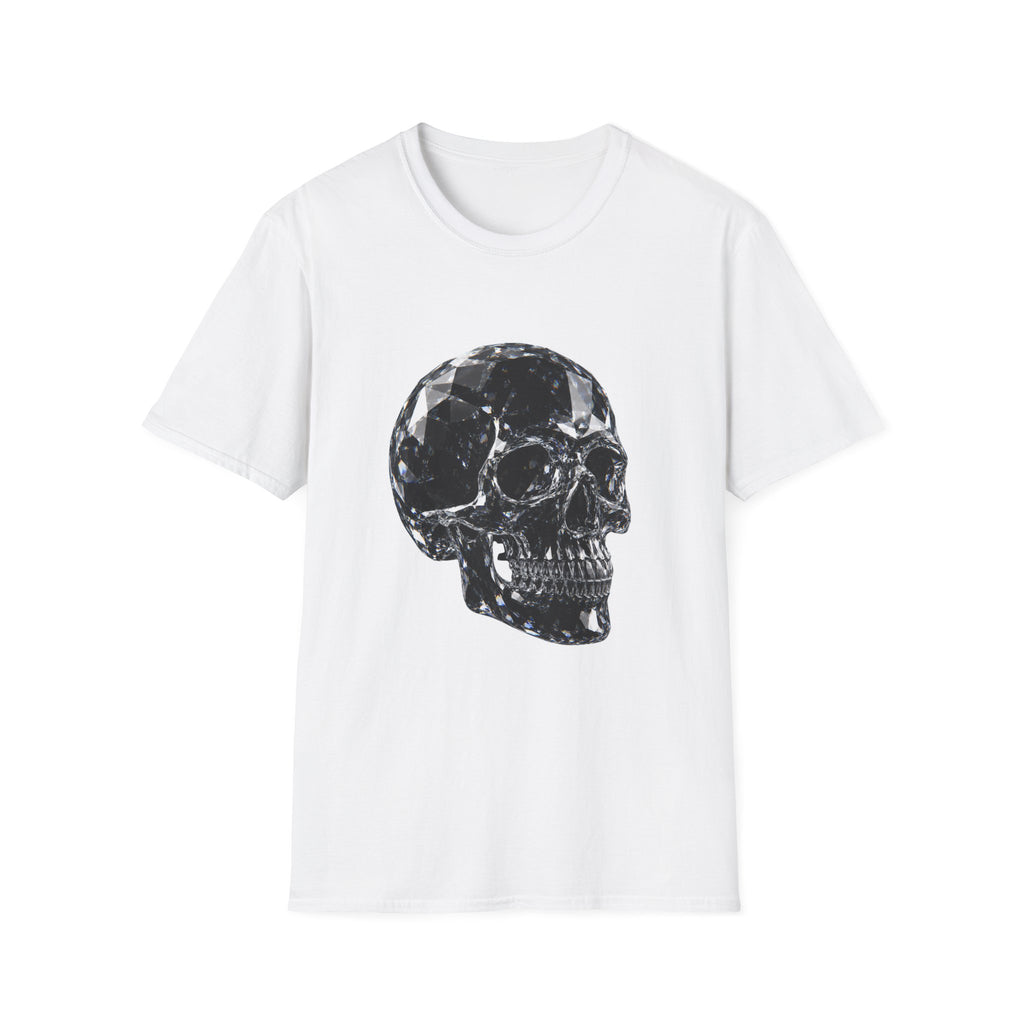 Gemstone Skull T-Shirt — Black Crystal Skull Graphic Tee