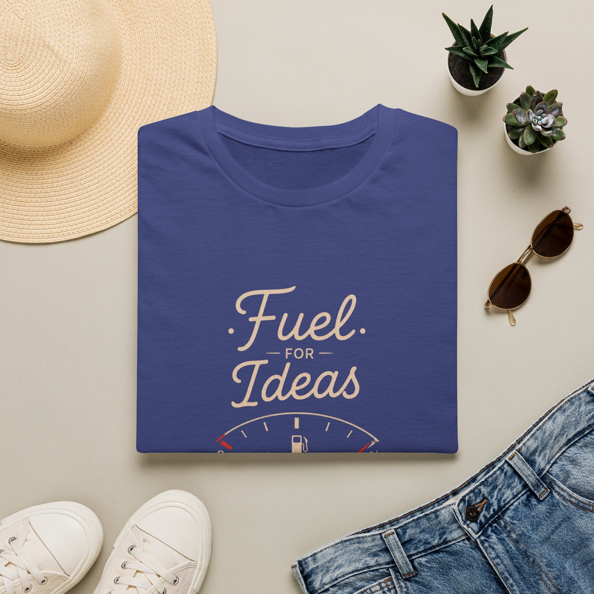 Coffee 'Fuel for Ideas' T-Shirt - Fuel For Ideas Coffee Lover Creative Mind Design
