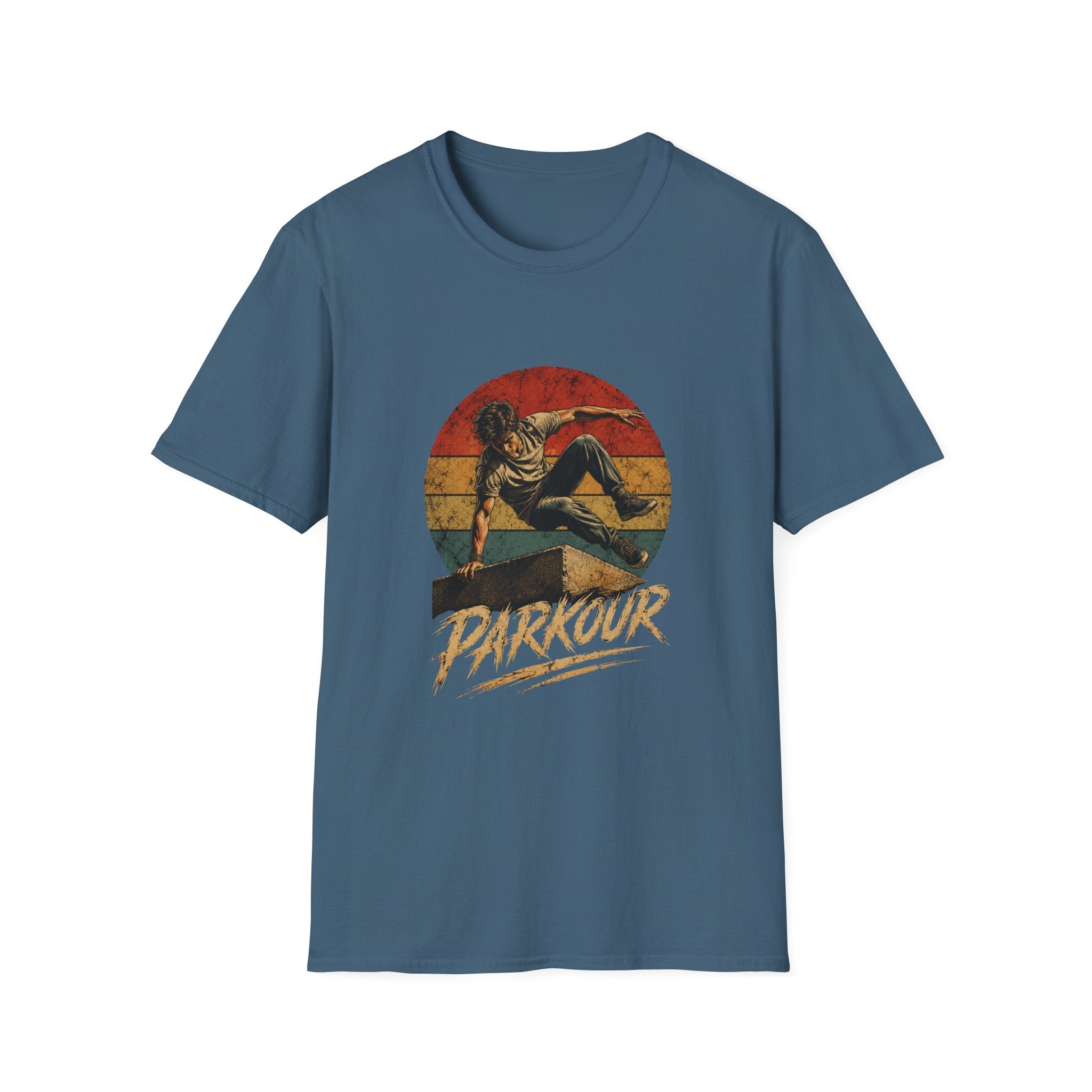 Parkour Vintage Sunset T-Shirt — Parkour Graphic Tee