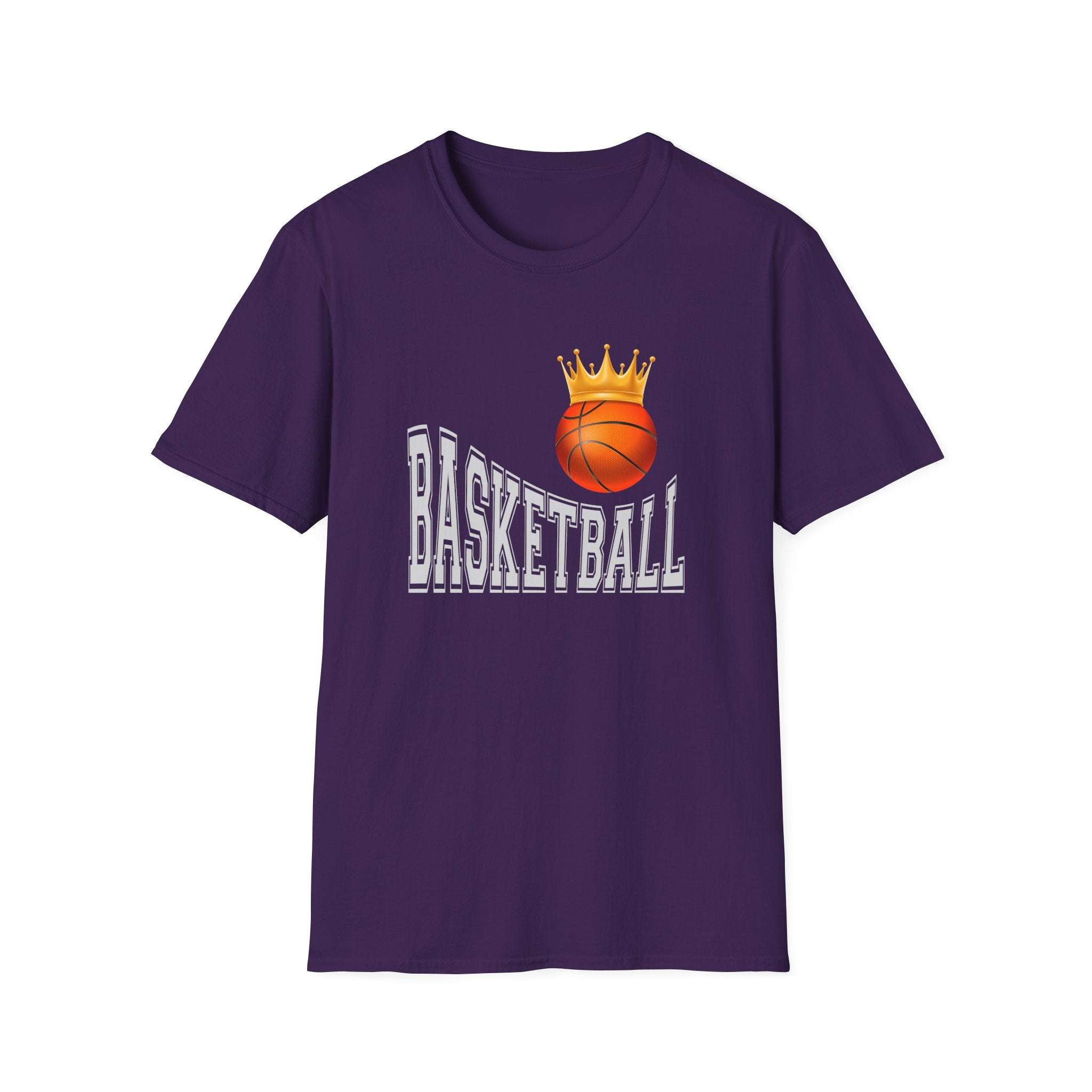 Basketball King T-Shirt – Crowned Basketball Graphic Tee